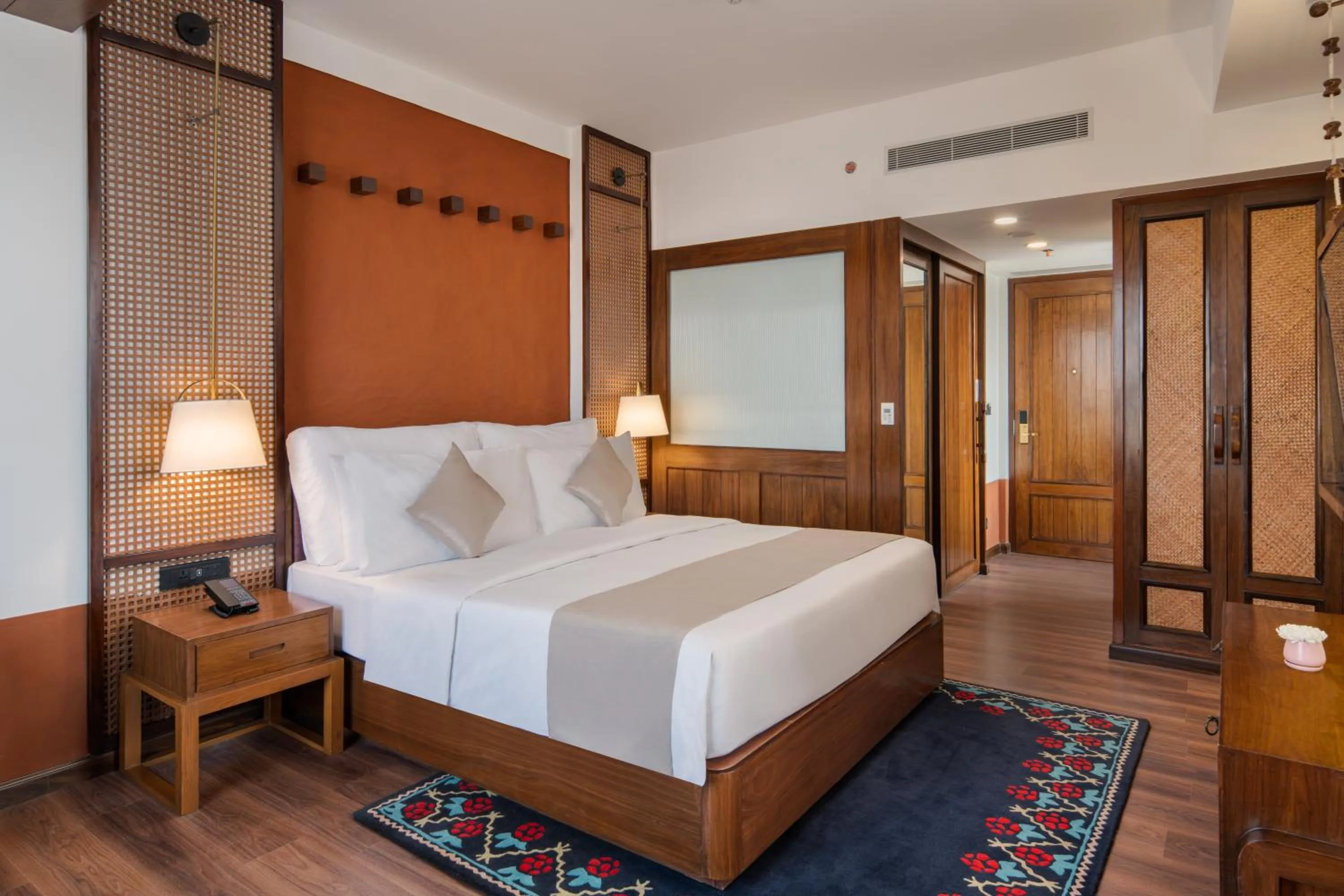 Bed in Varnabas Museum Hotel