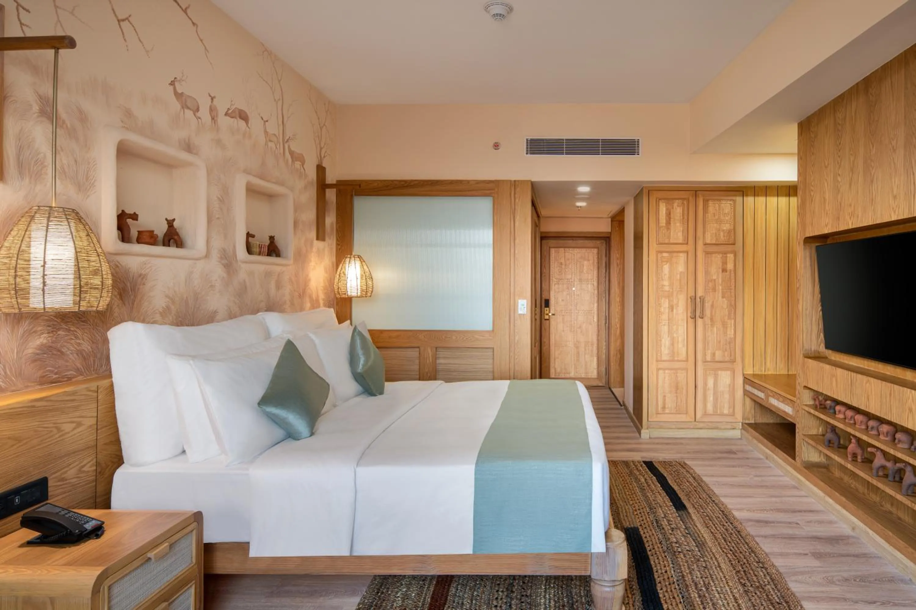 Bed in Varnabas Museum Hotel