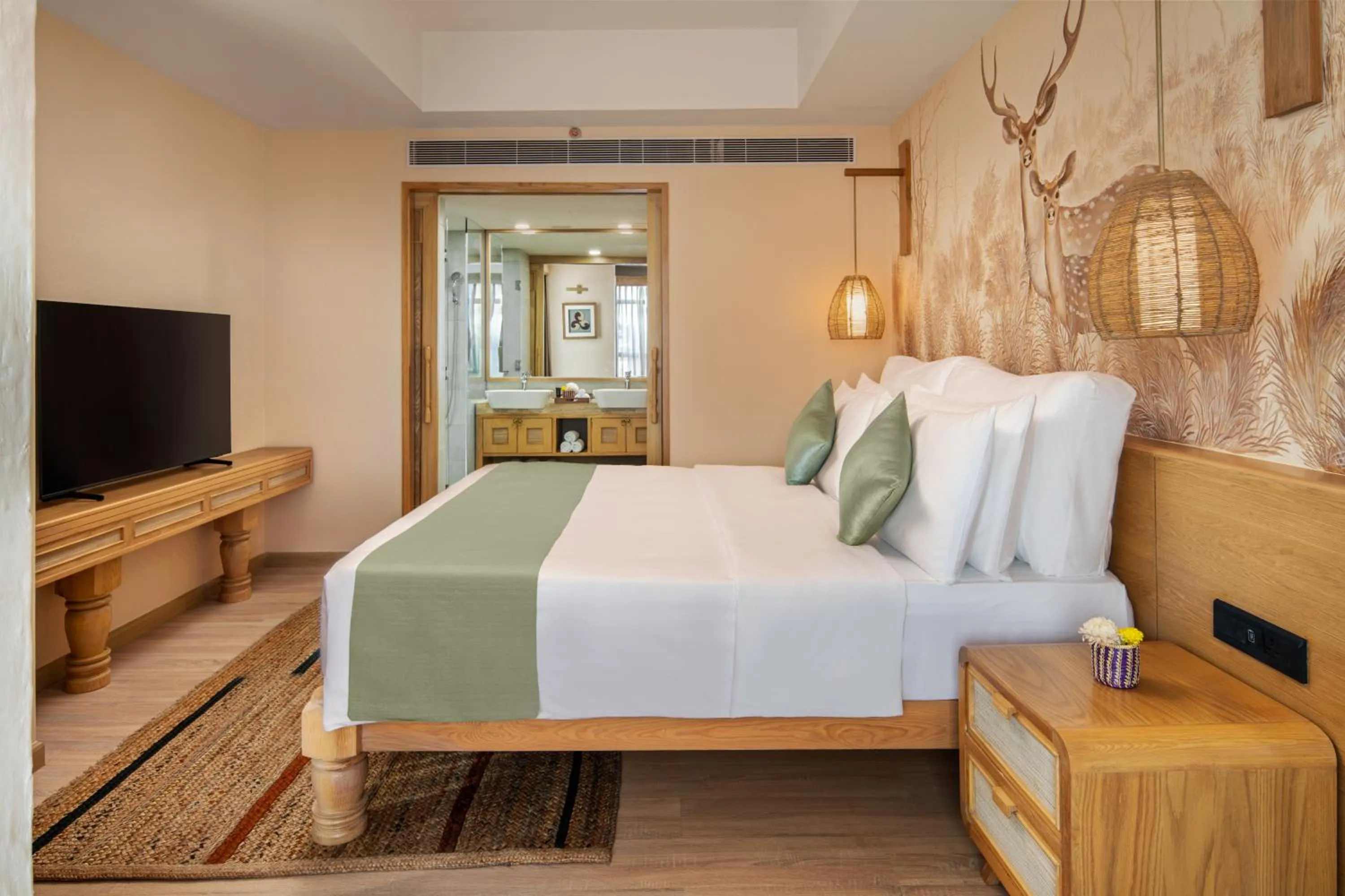 Bed in Varnabas Museum Hotel