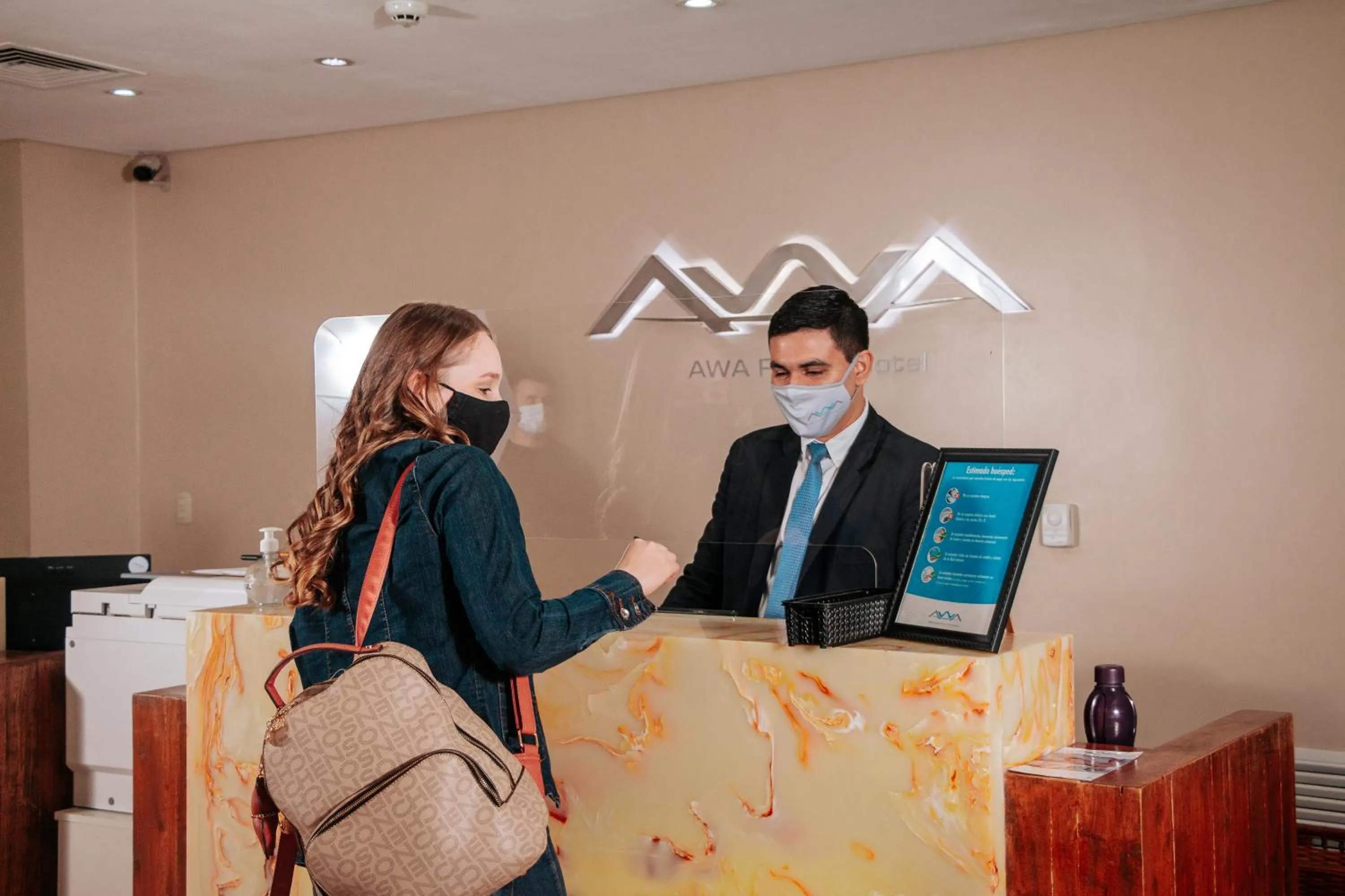 Lobby or reception in Awa Resort Hotel