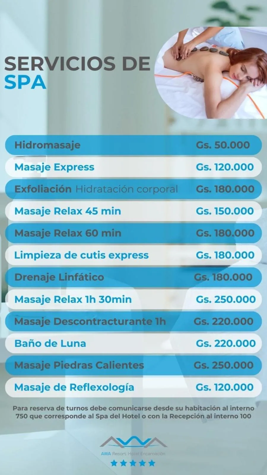 Massage in Awa Resort Hotel