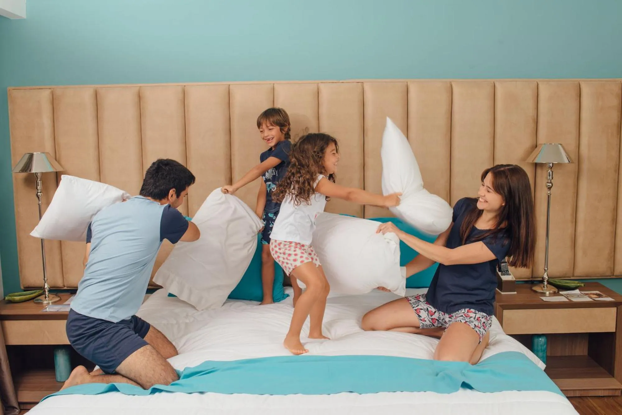 People, Bed in Awa Resort Hotel