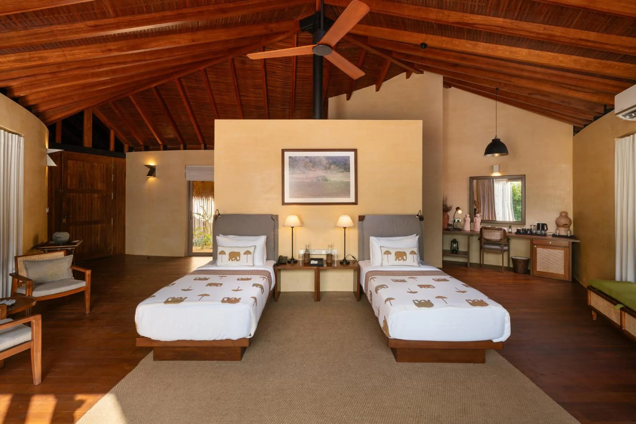 Bedroom, Bed in Taru Villas Villu - Wilpattu