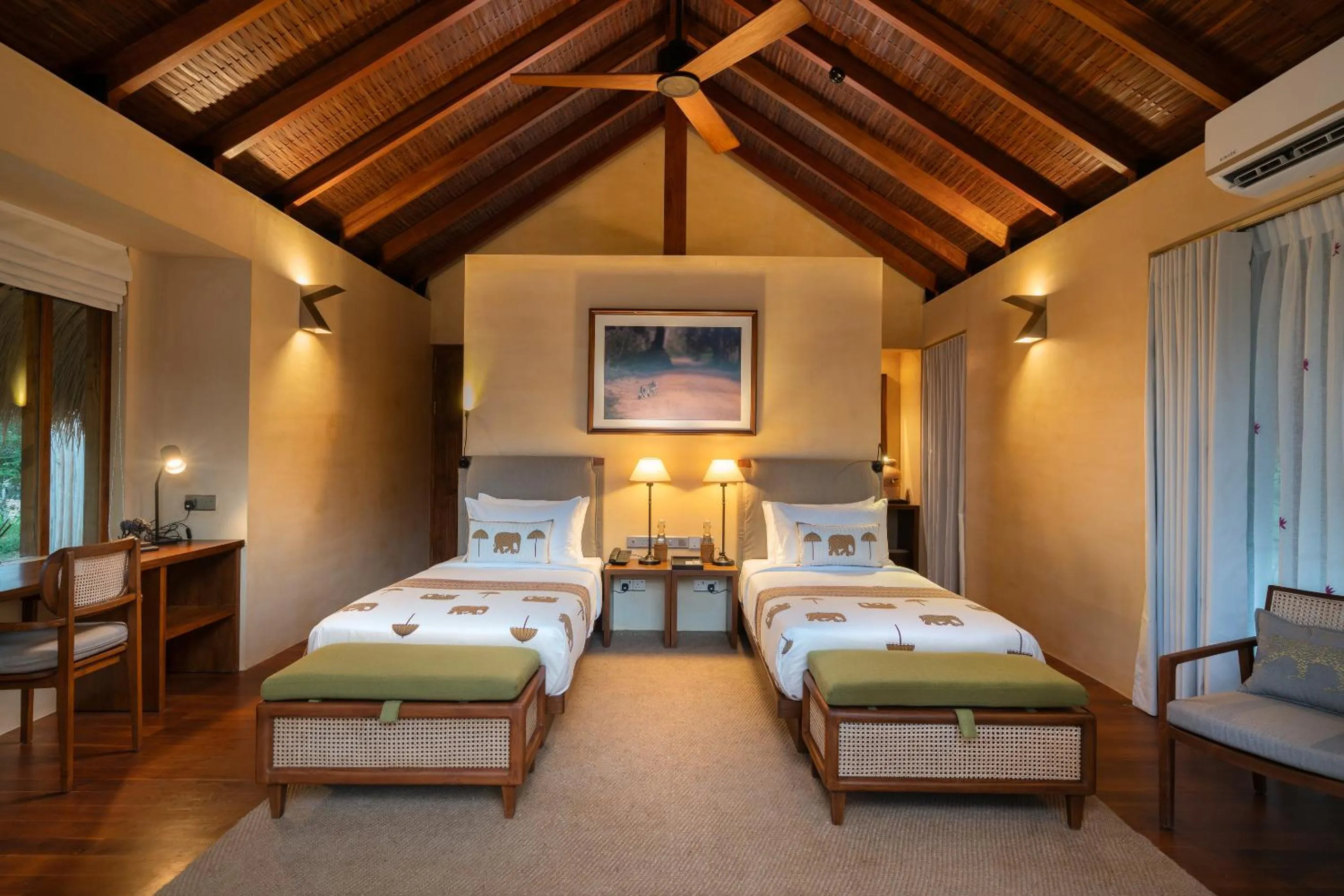 Bed in Taru Villas Villu - Wilpattu