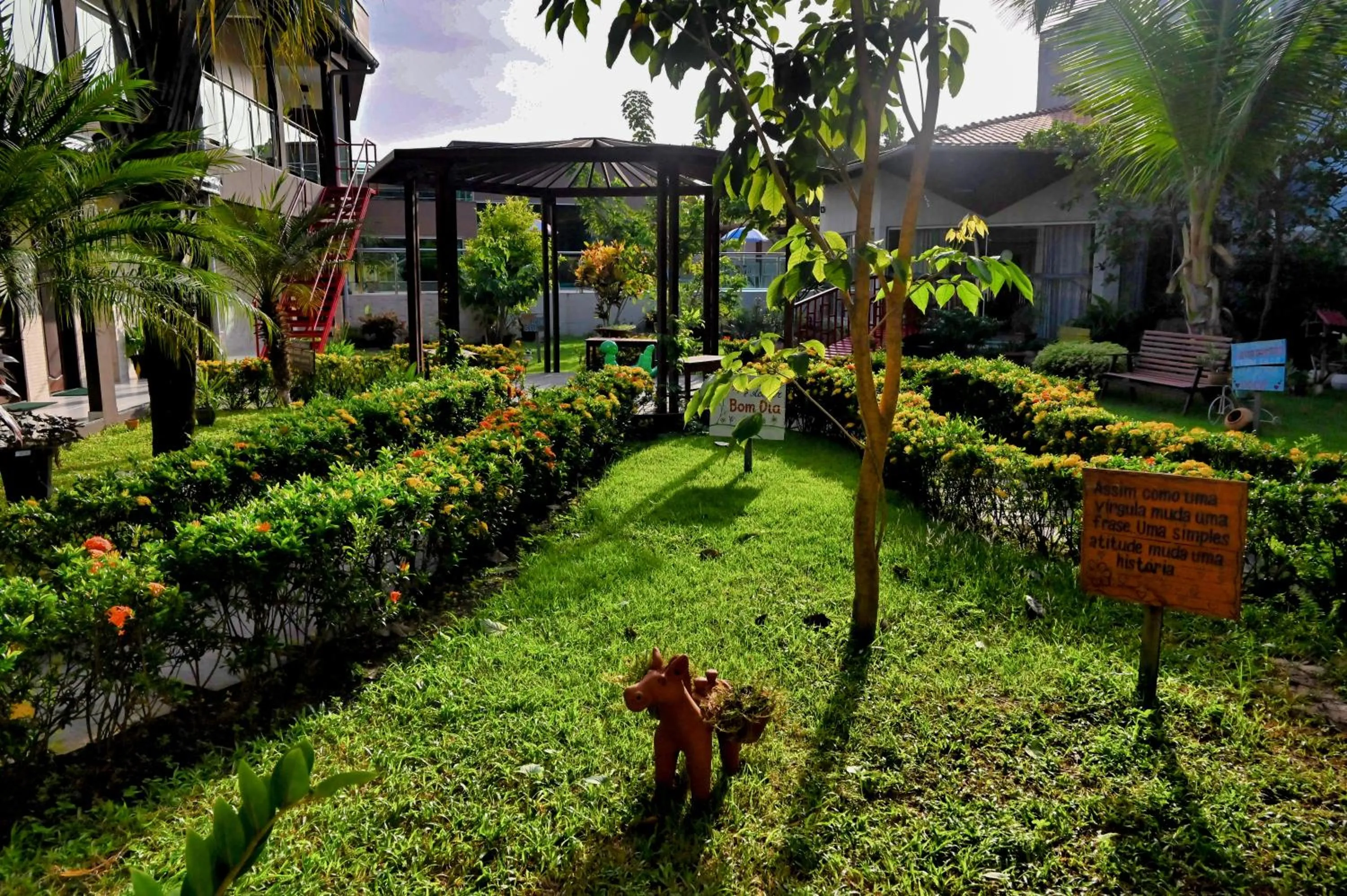 Garden view in Pousada Paraíso dos Lençóis
