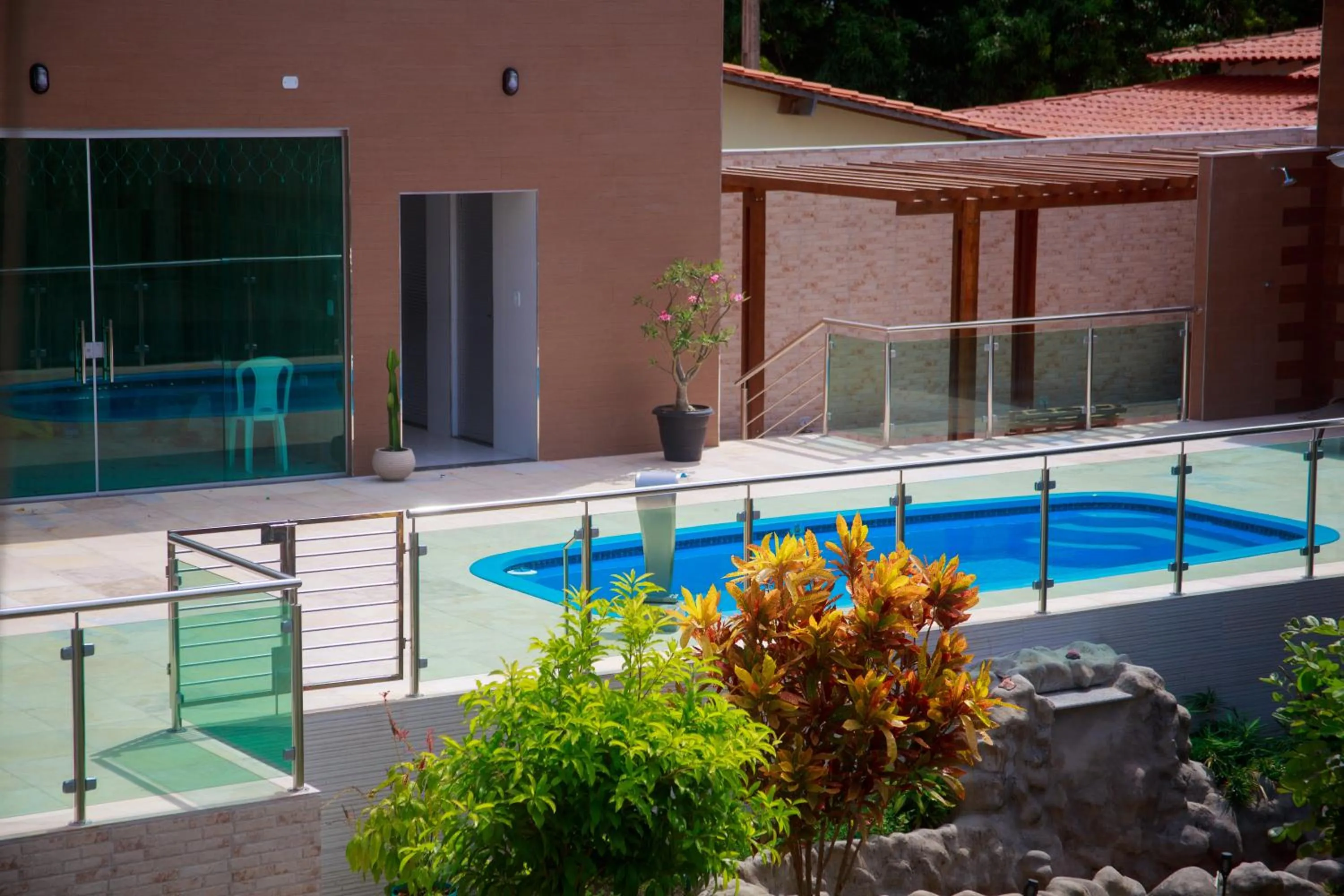 Swimming pool in Pousada Paraíso dos Lençóis