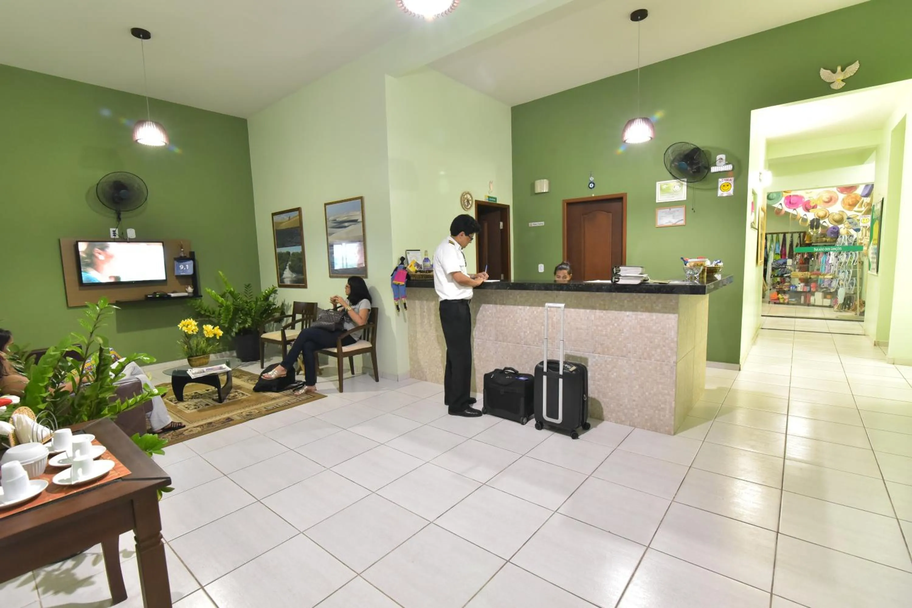 Lobby or reception in Pousada Paraíso dos Lençóis