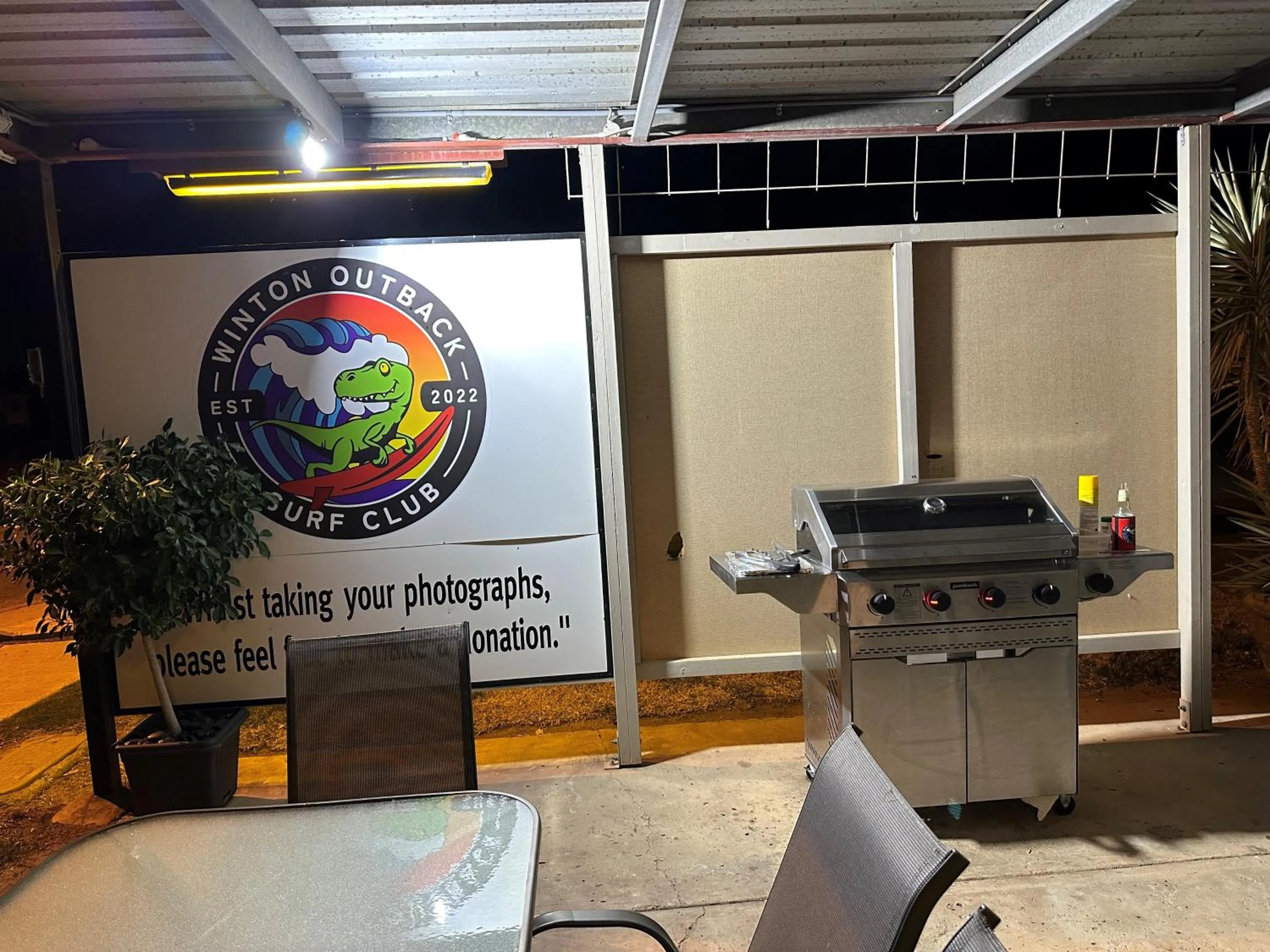 BBQ facilities in Winton Outback Motel