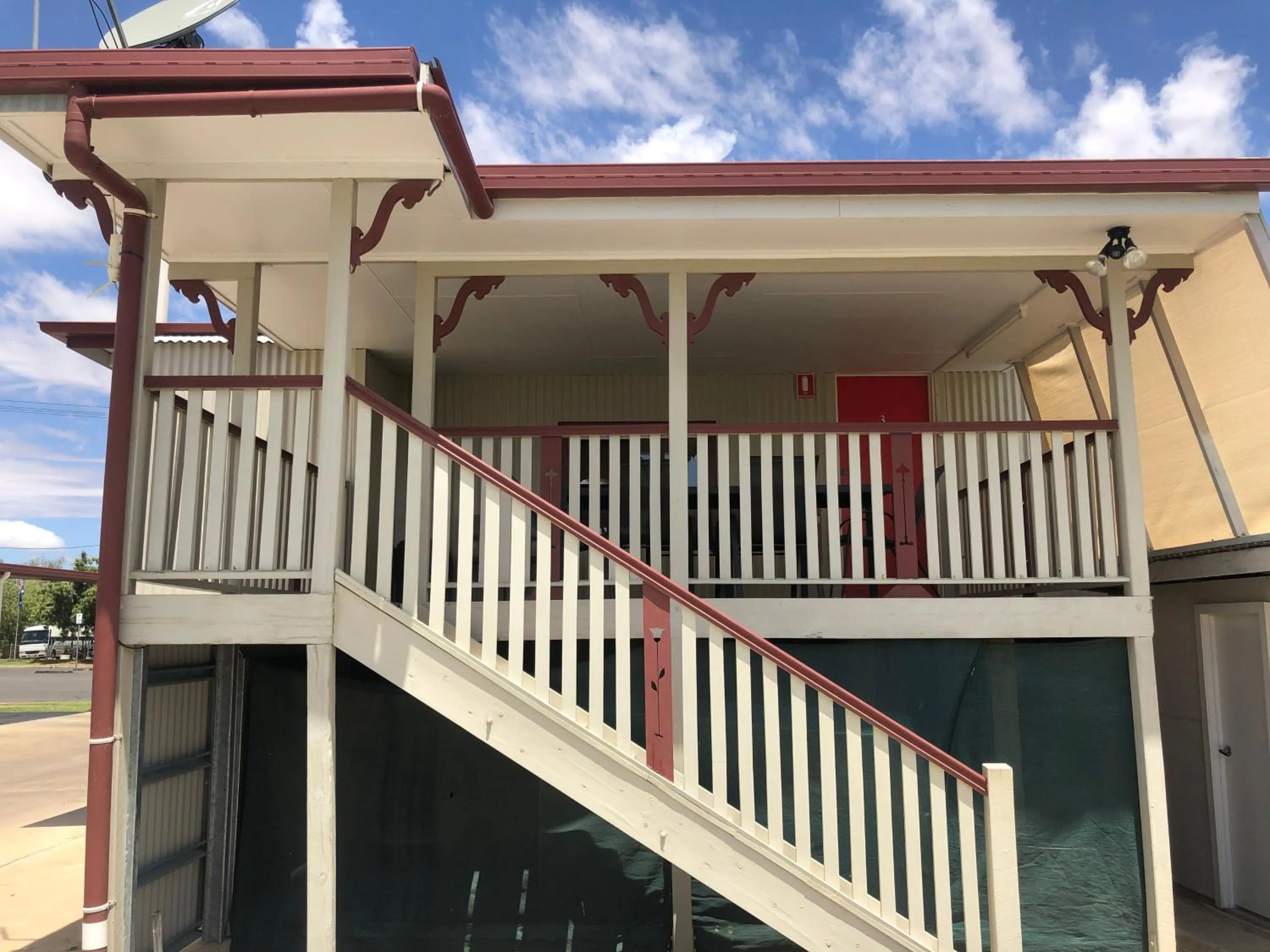 Balcony/Terrace in Winton Outback Motel