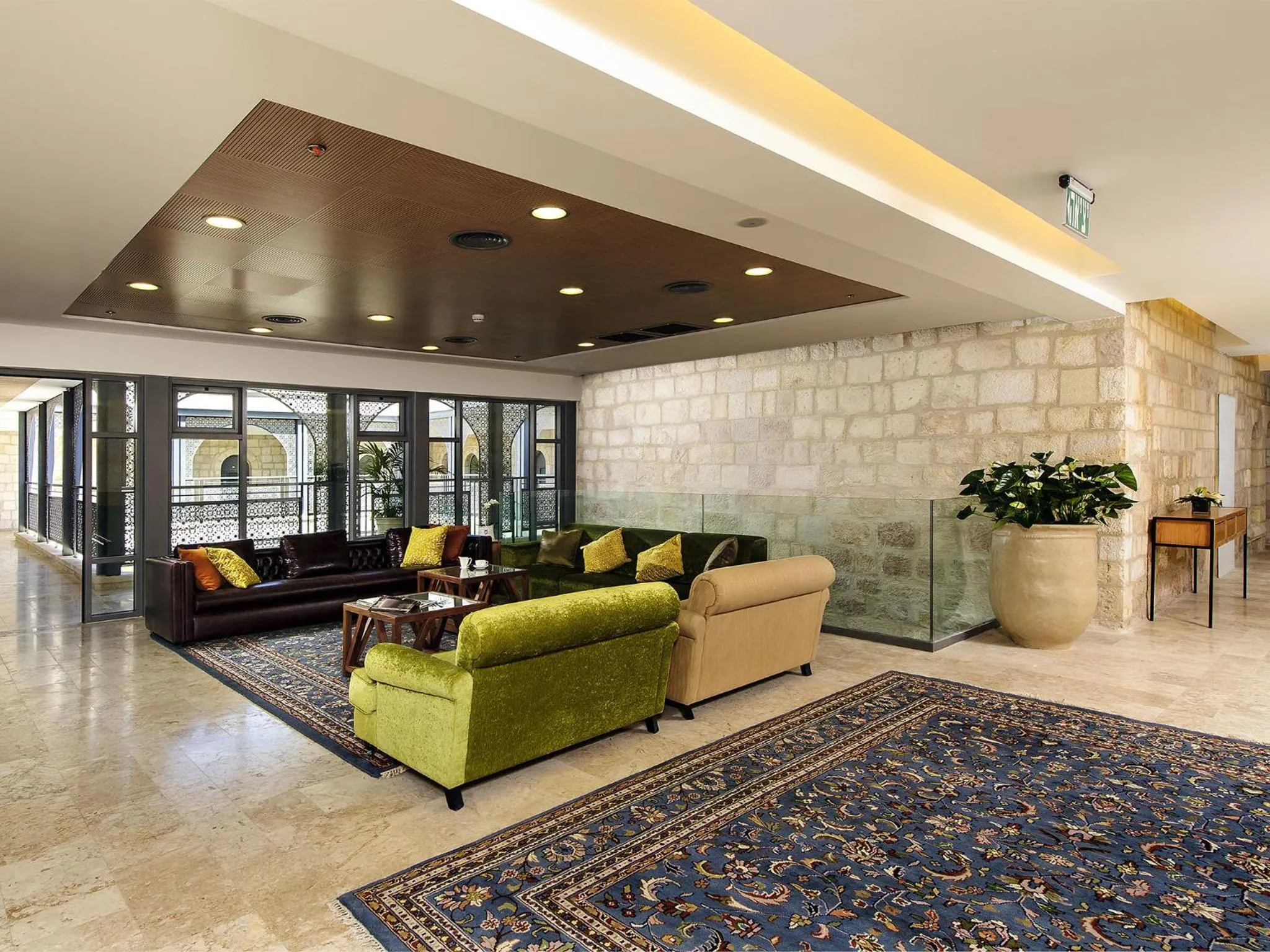Lobby or reception in The Sephardic House Hotel in The Jewish Quarter