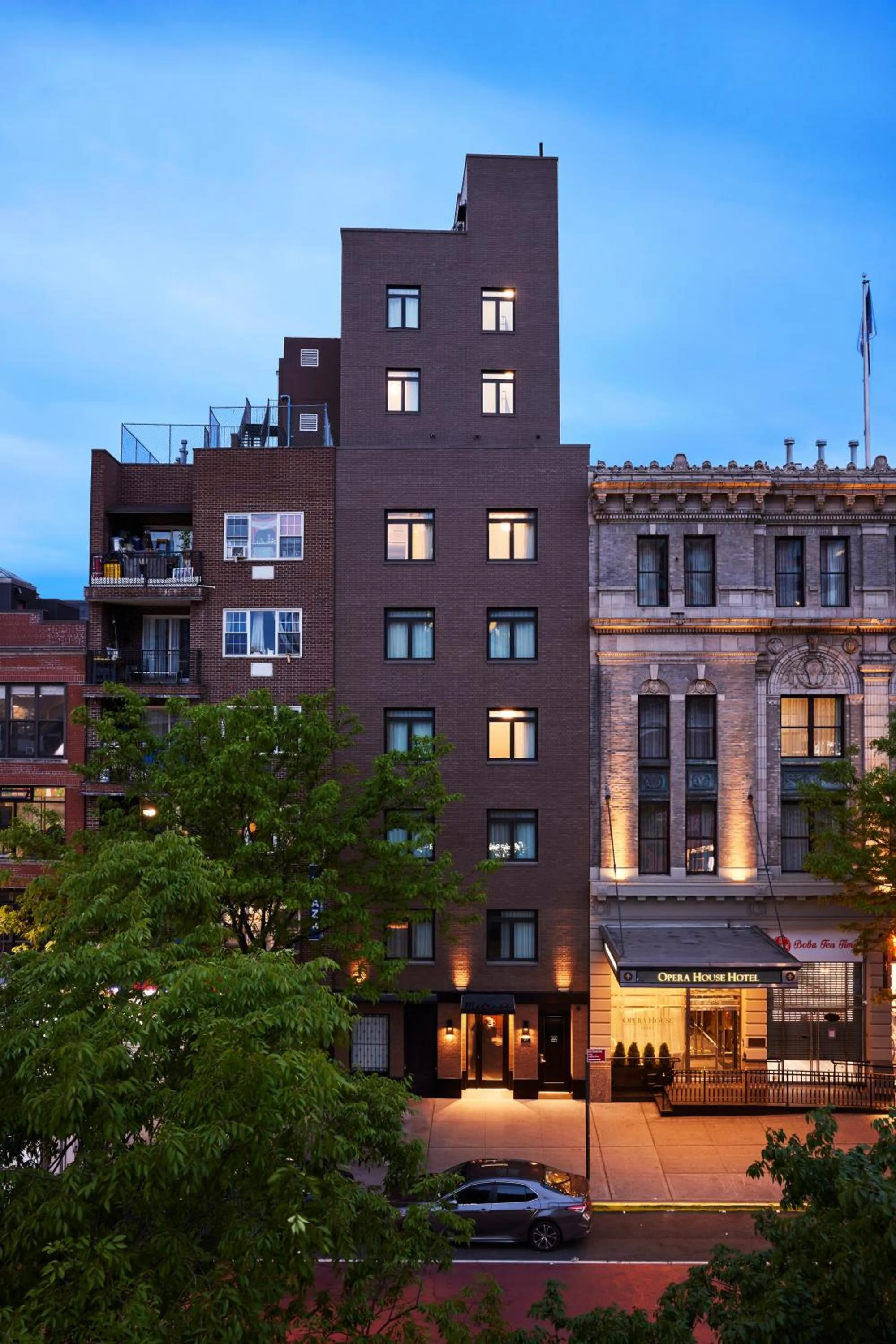 Property building in The Melrose Hotel