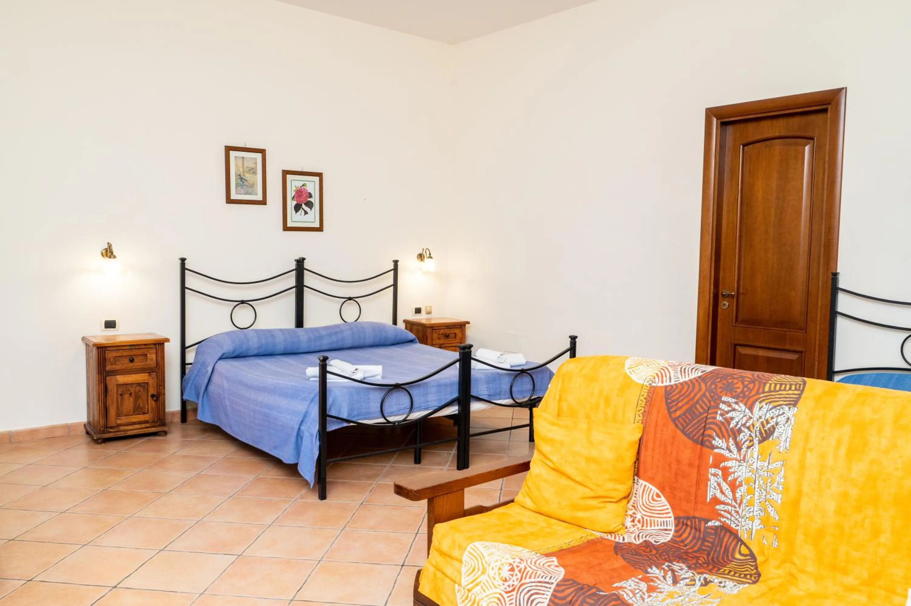 Bed in Agriturismo Casa Scola