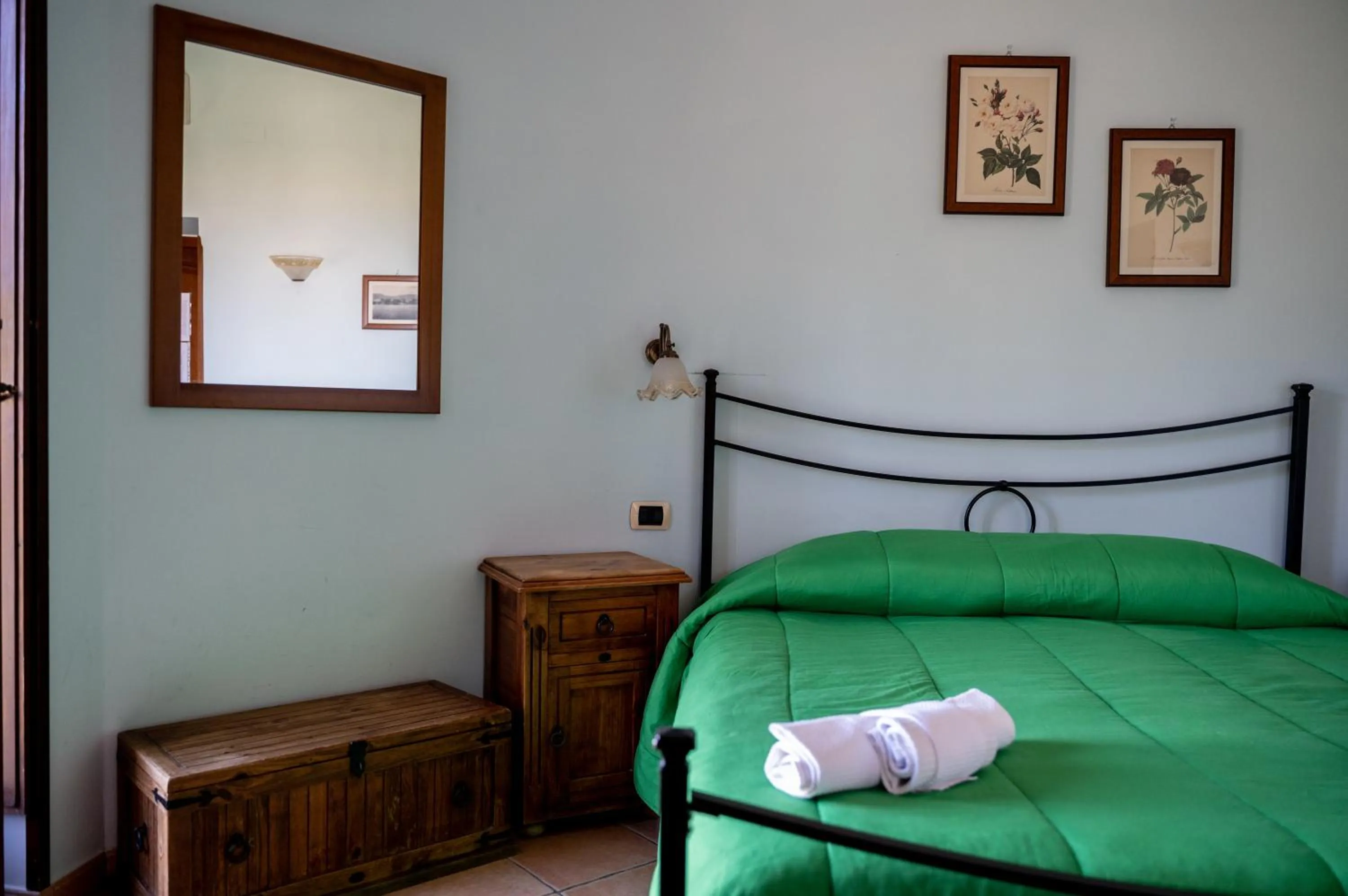 Bed in Agriturismo Casa Scola