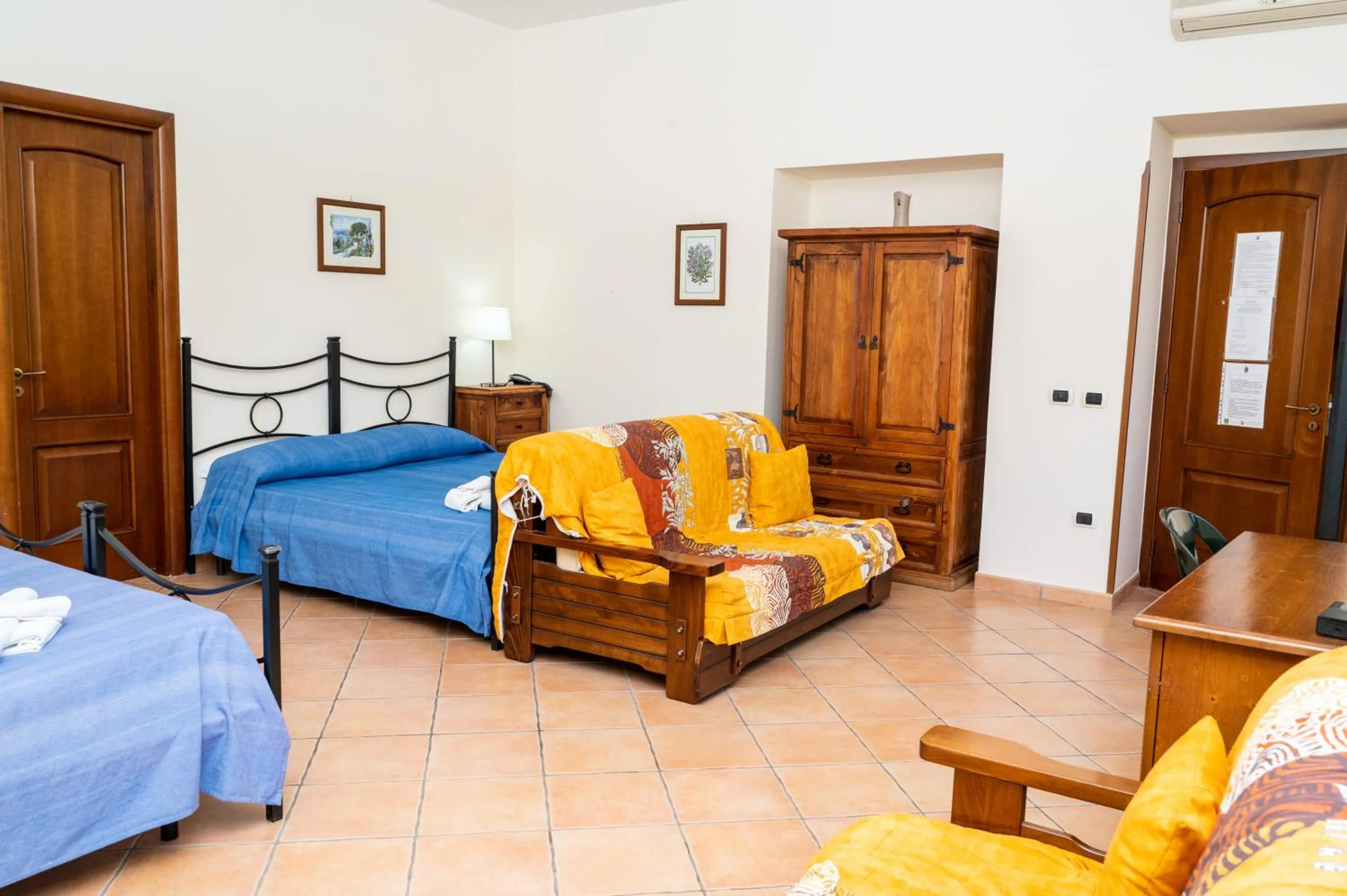 Bed in Agriturismo Casa Scola