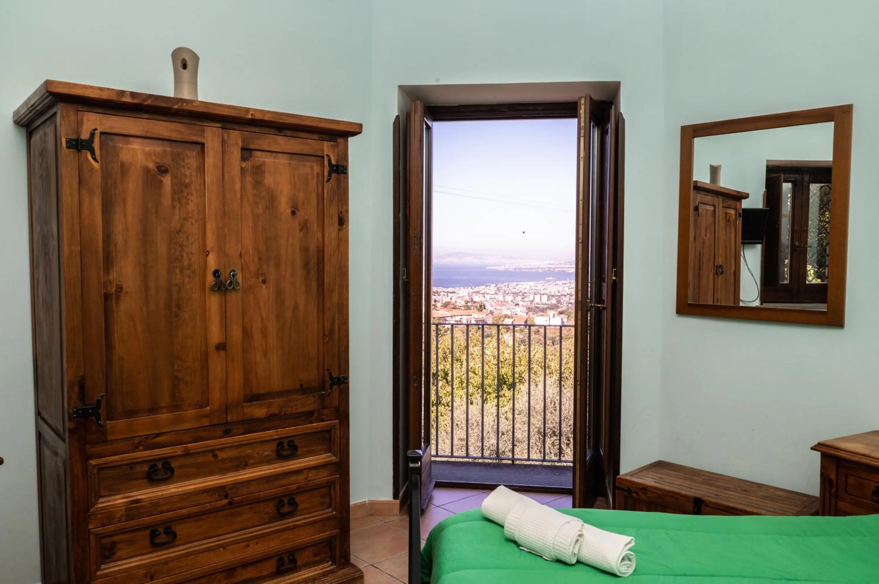 Bed in Agriturismo Casa Scola