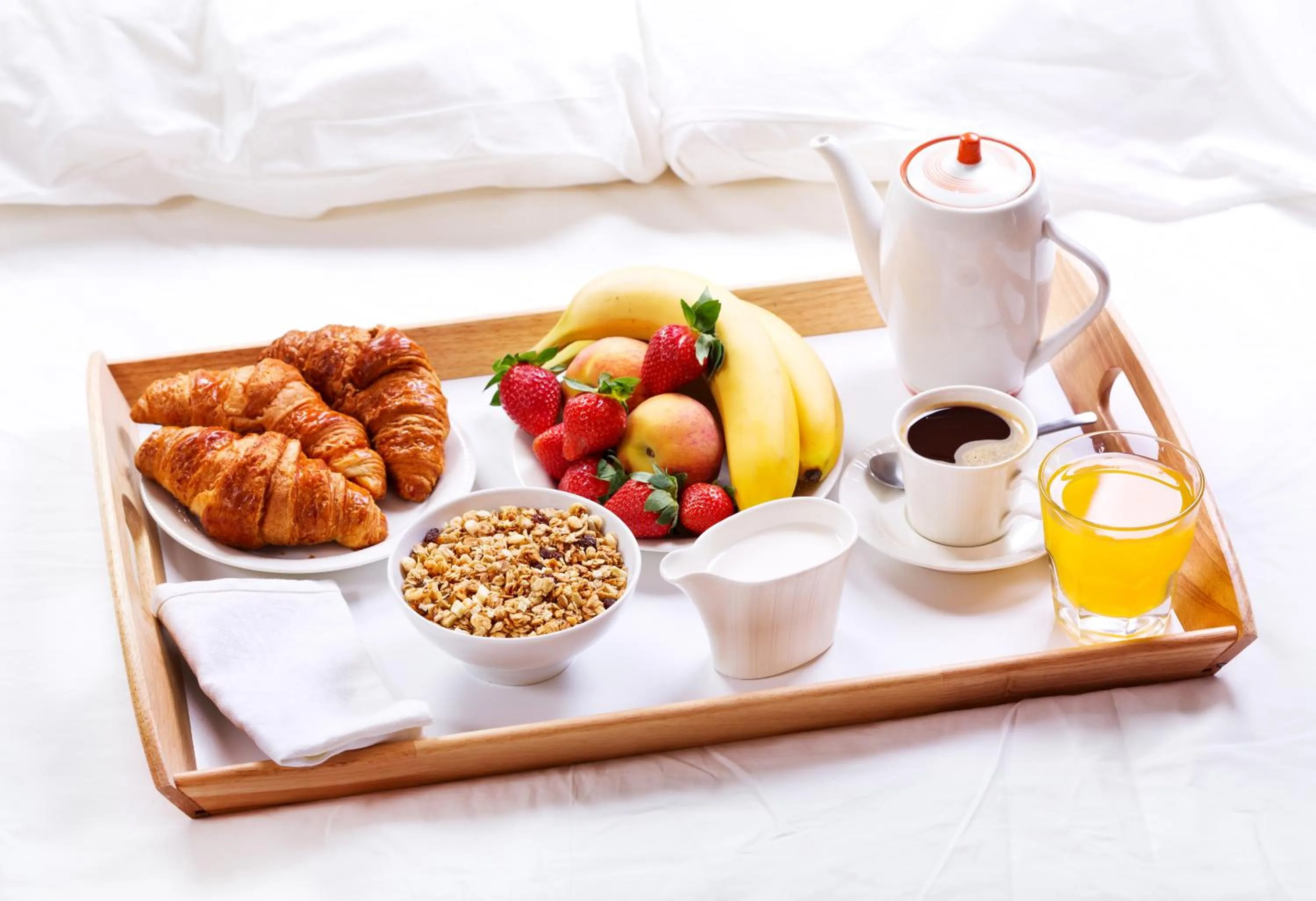 Continental breakfast in Hotel Swaran Palace