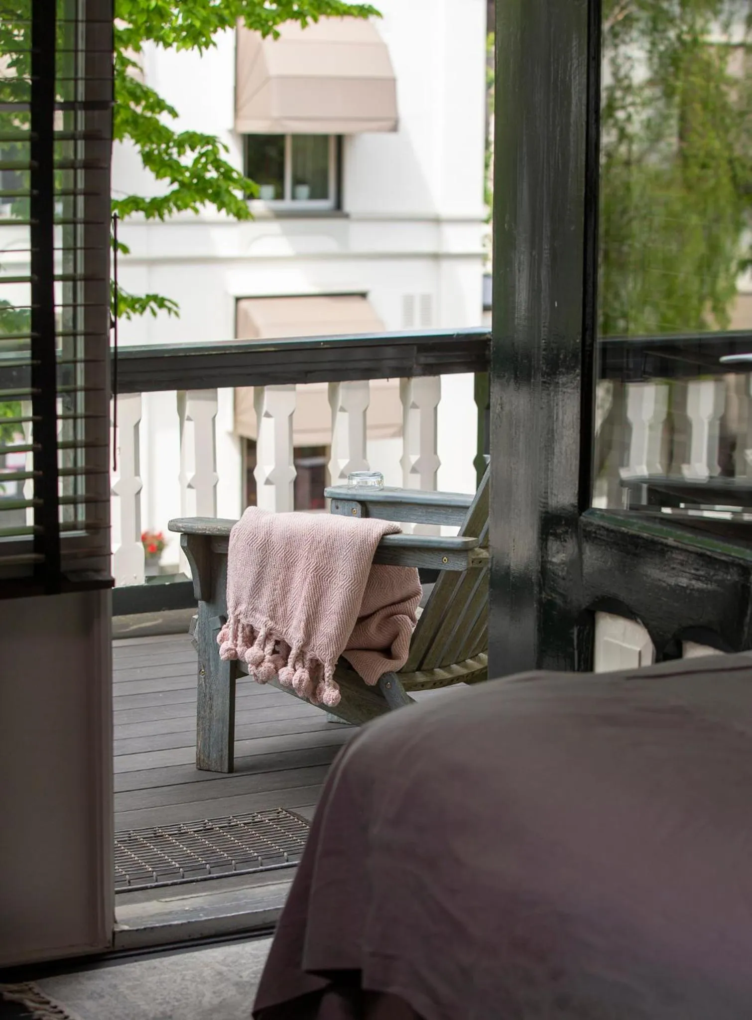 Balcony/Terrace, Bed in Zenzez Hotel & Lounge