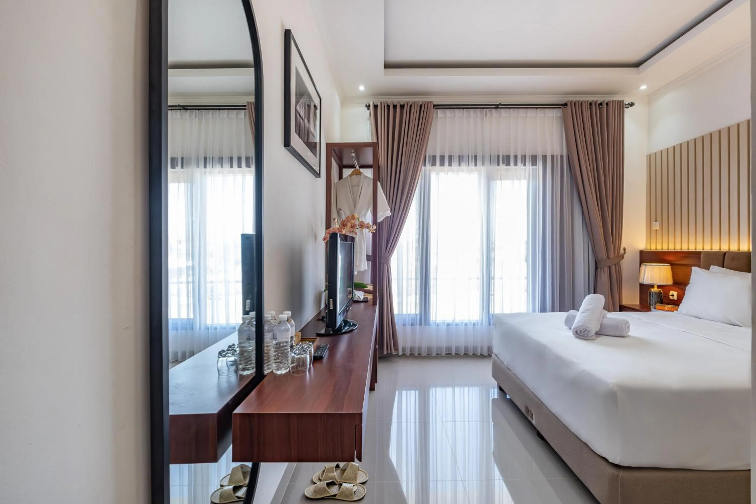 Bed in Taman Seminyak Suites