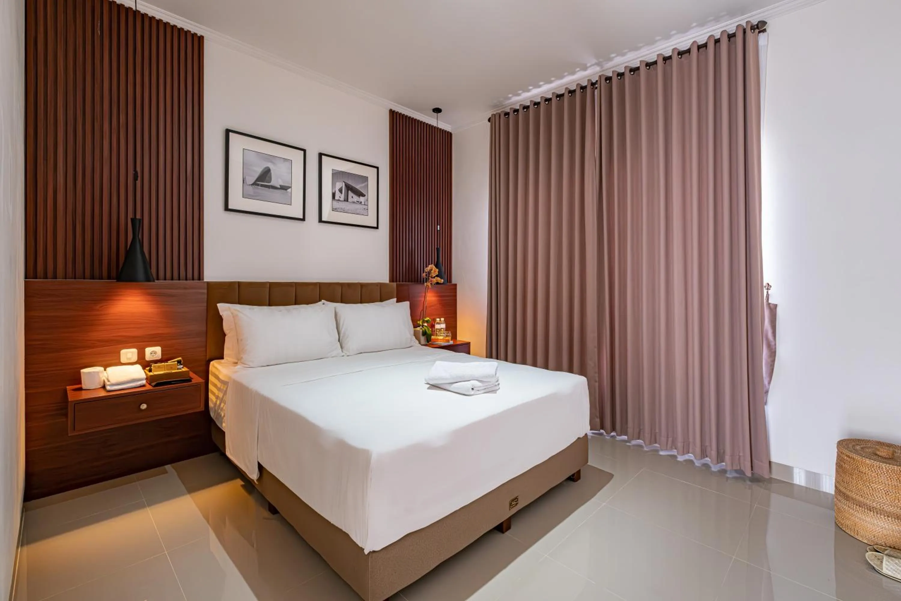 Bed in Taman Seminyak Suites