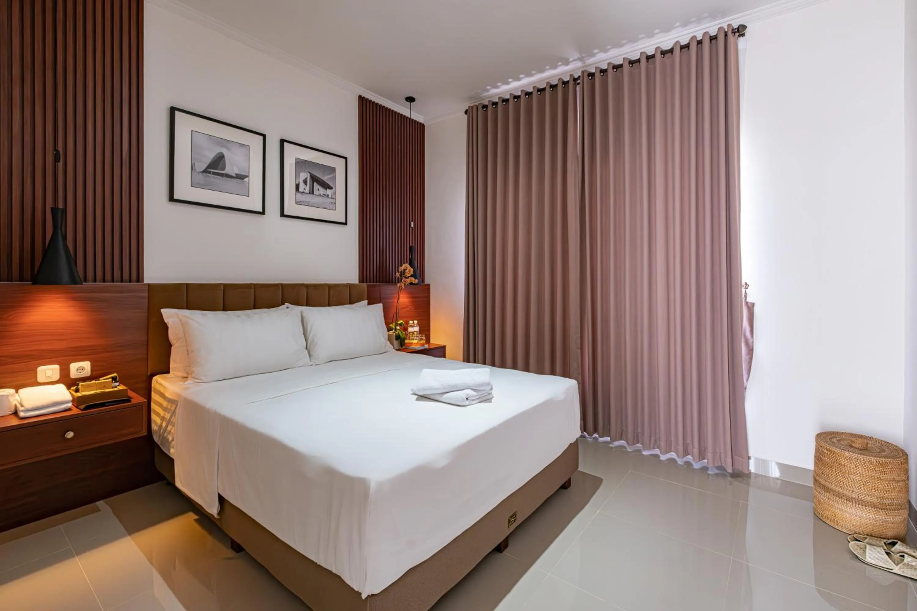 Bed in Taman Seminyak Suites
