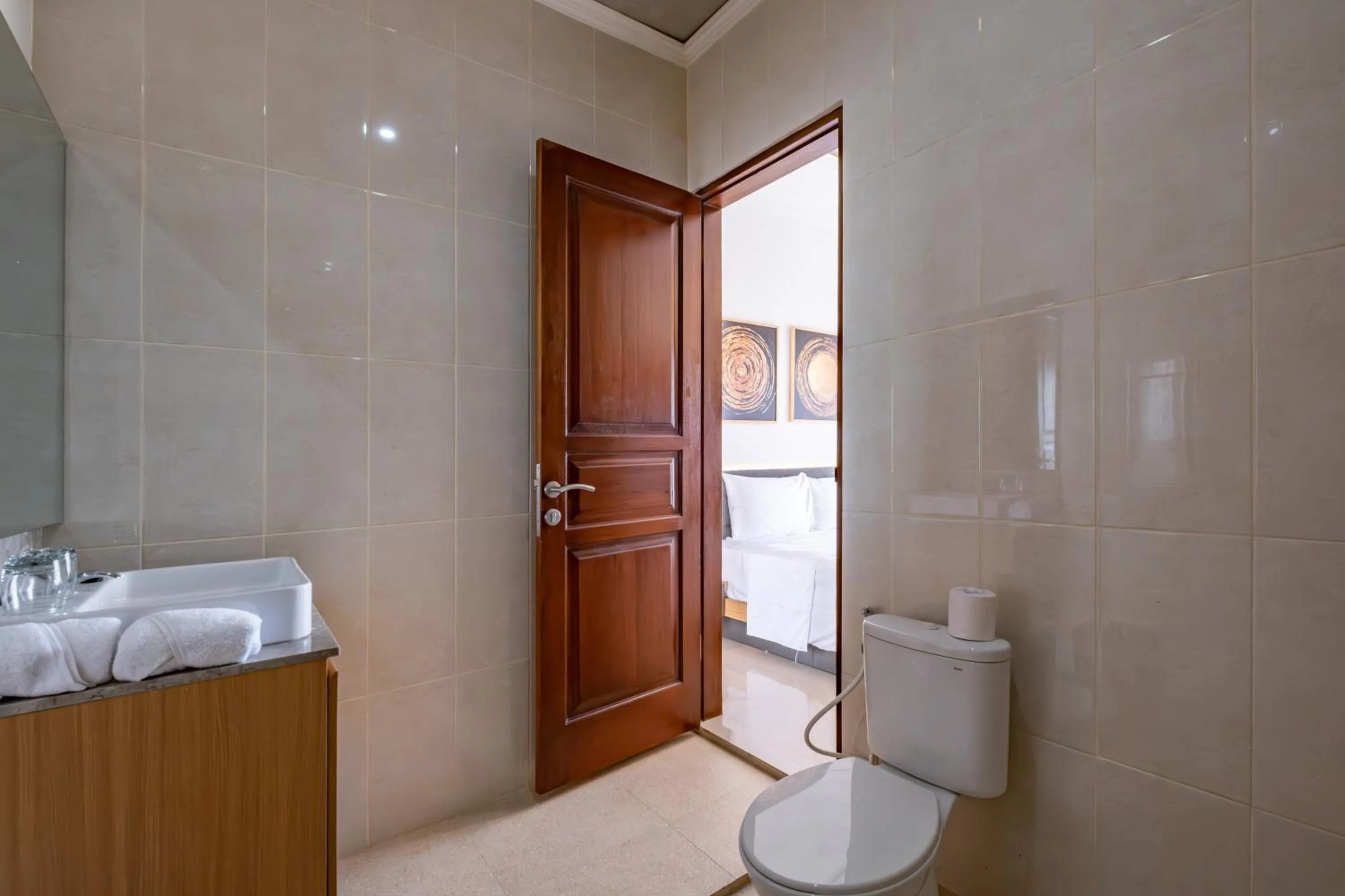 Bed in Taman Seminyak Suites