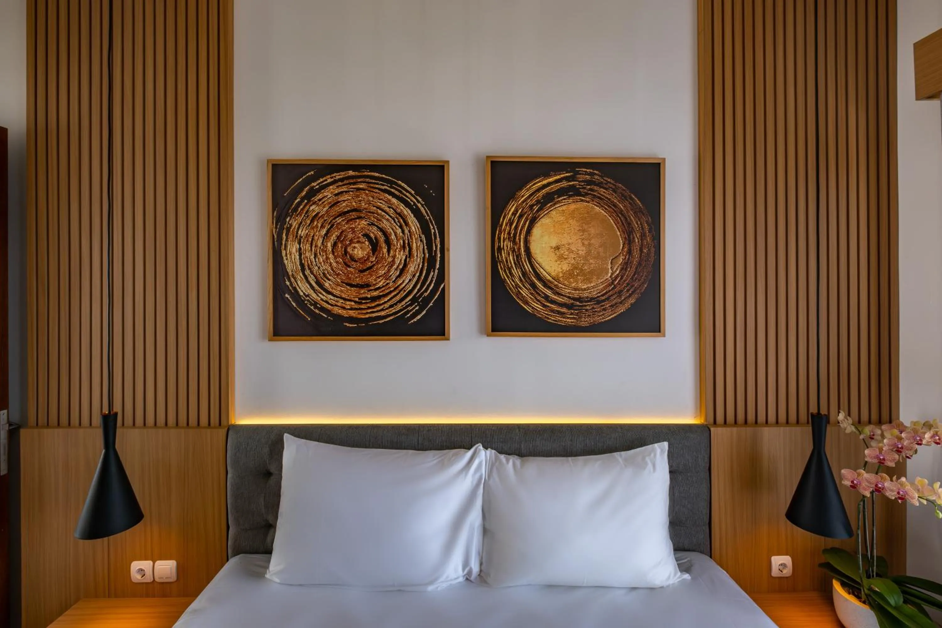 Bed in Taman Seminyak Suites