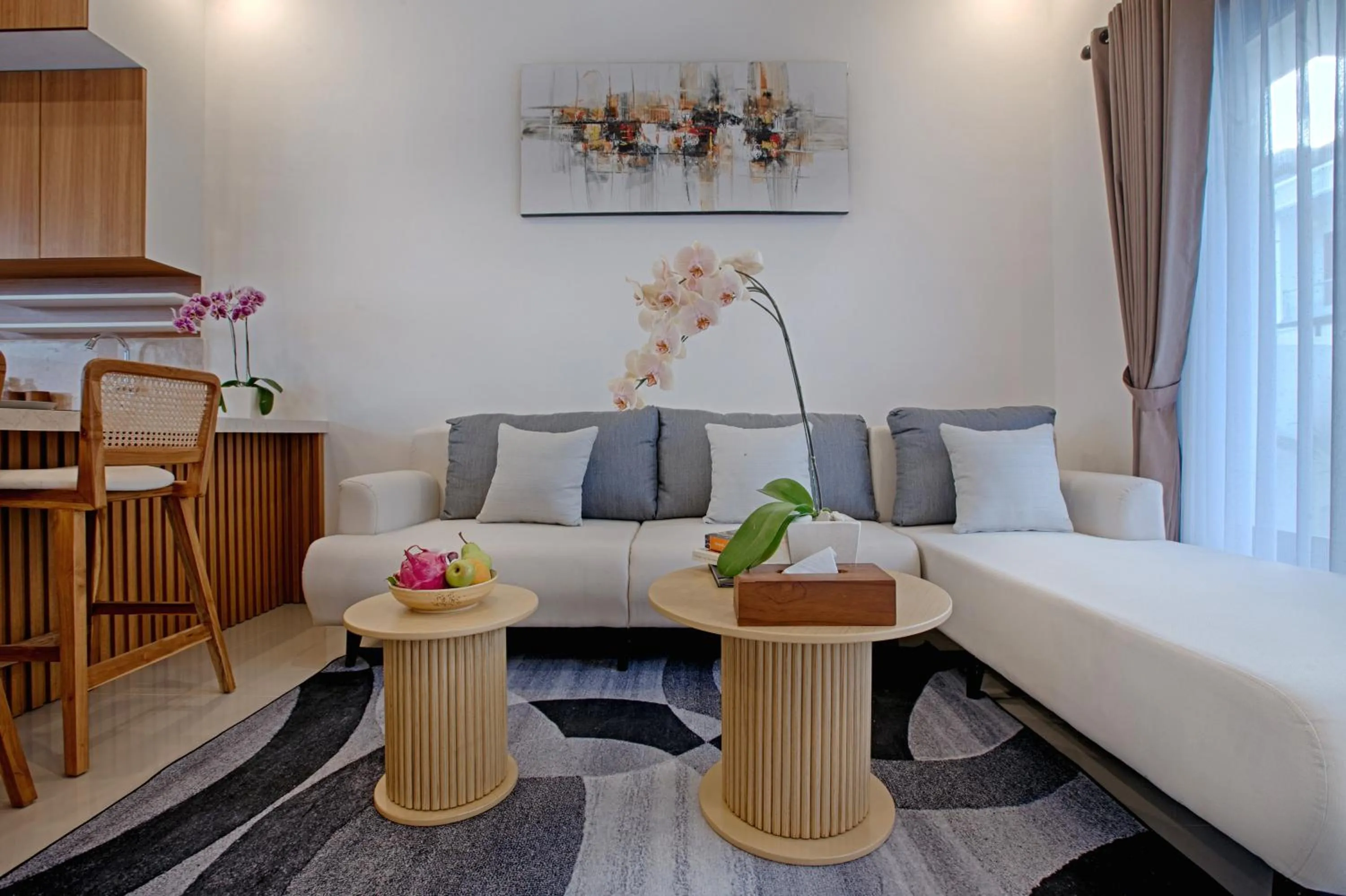 Living room in Taman Seminyak Suites