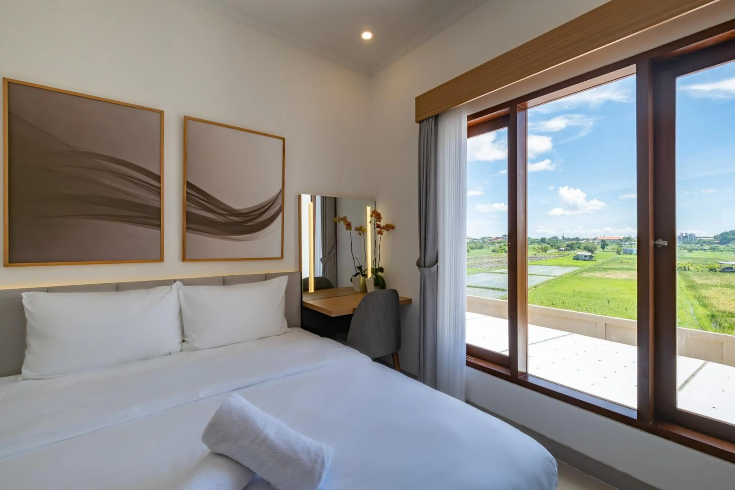 Bed in Taman Seminyak Suites