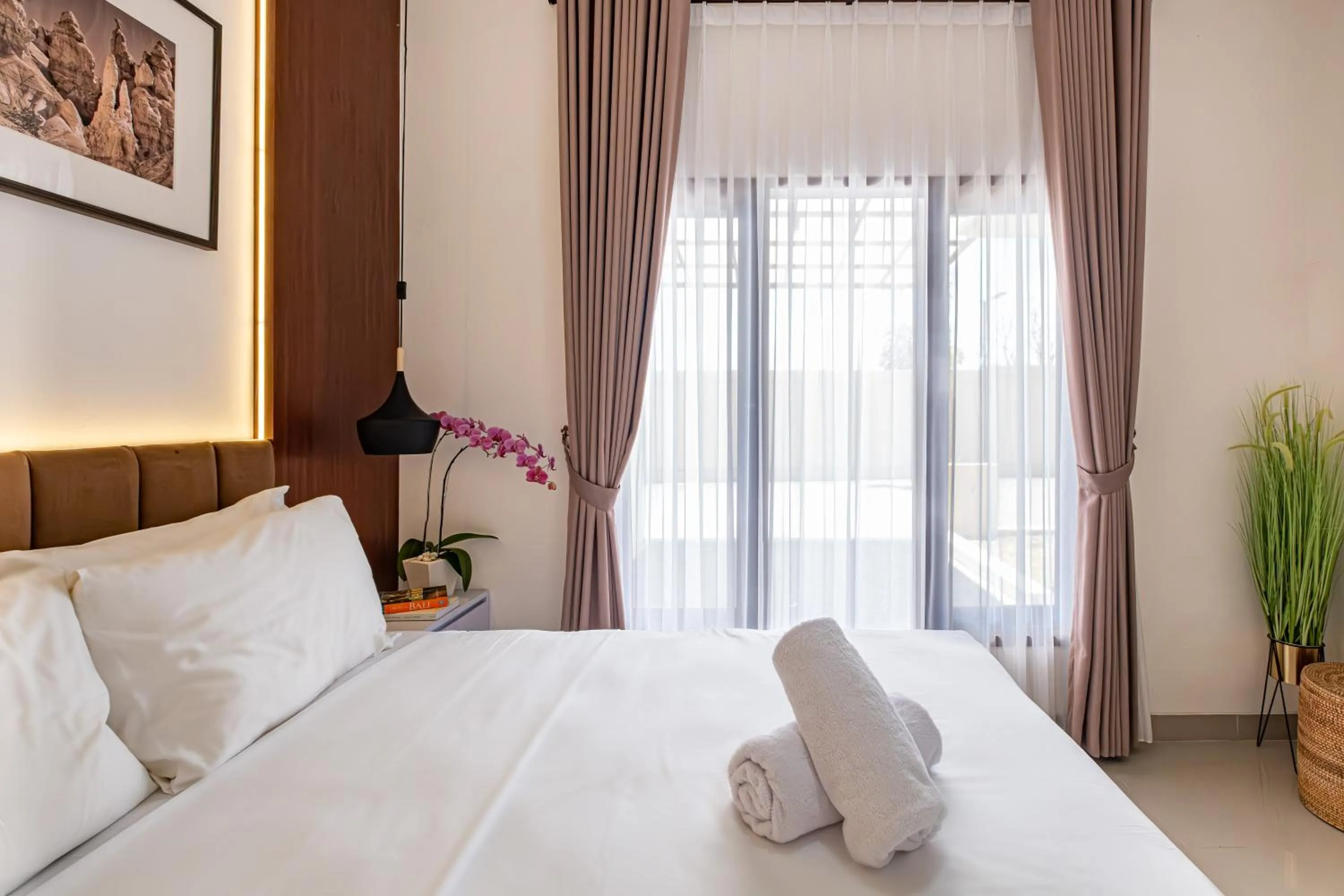 Bed in Taman Seminyak Suites