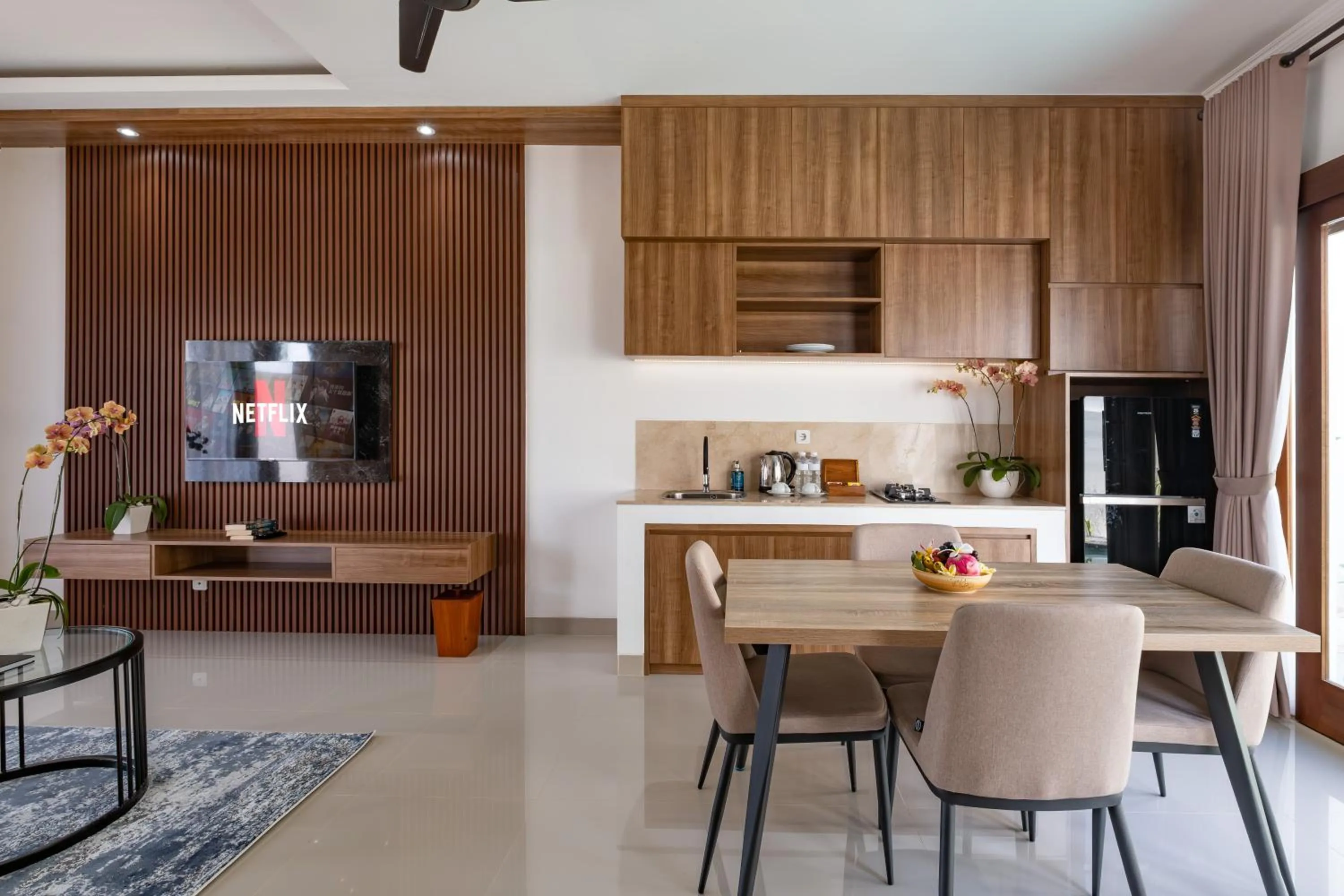 Kitchen or kitchenette in Taman Seminyak Suites