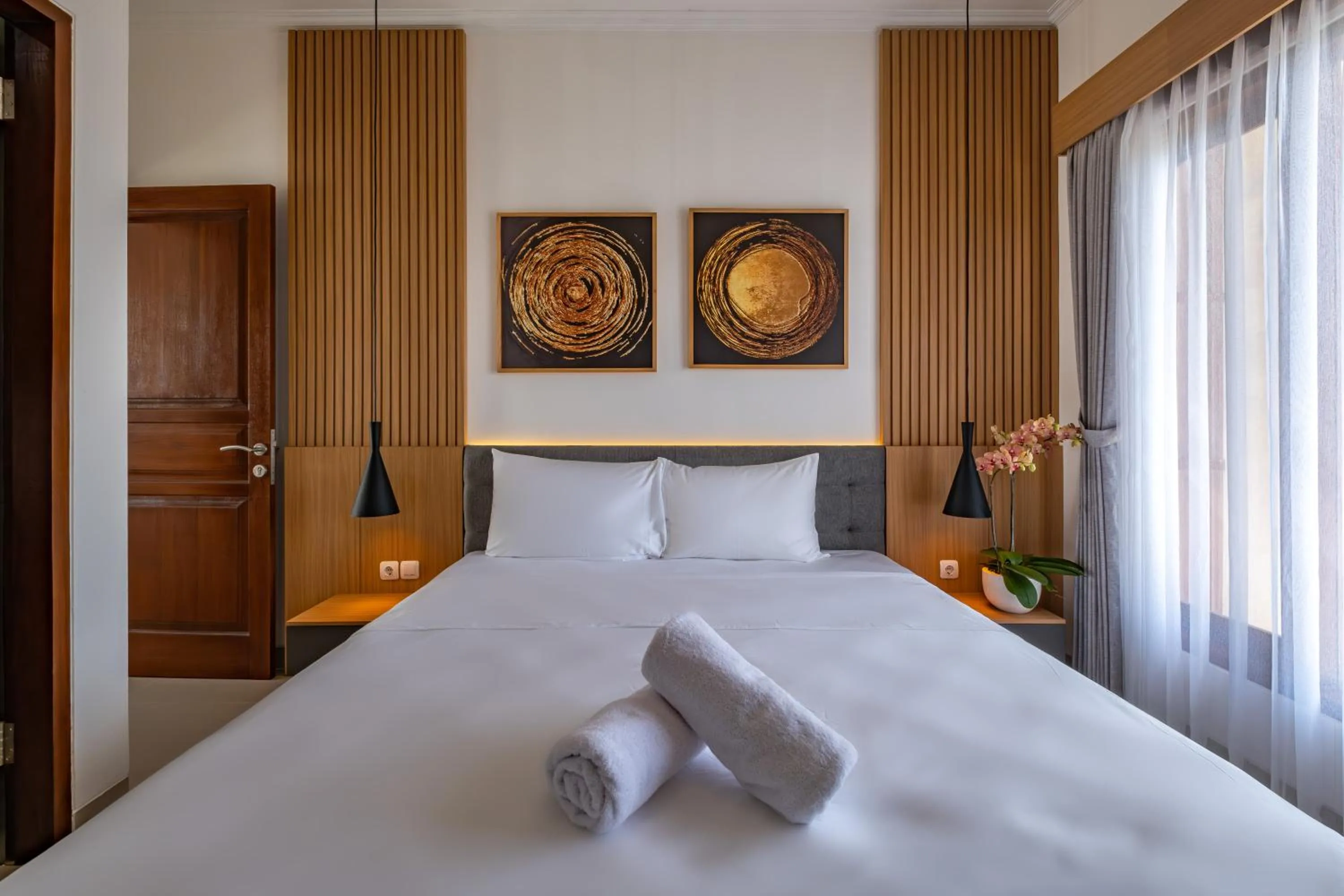 Bed in Taman Seminyak Suites