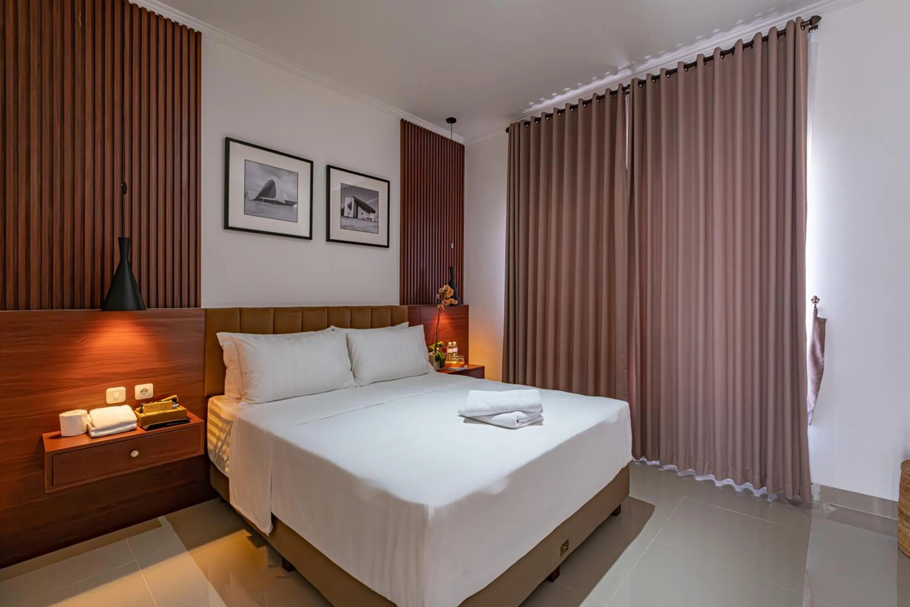 Bed in Taman Seminyak Suites