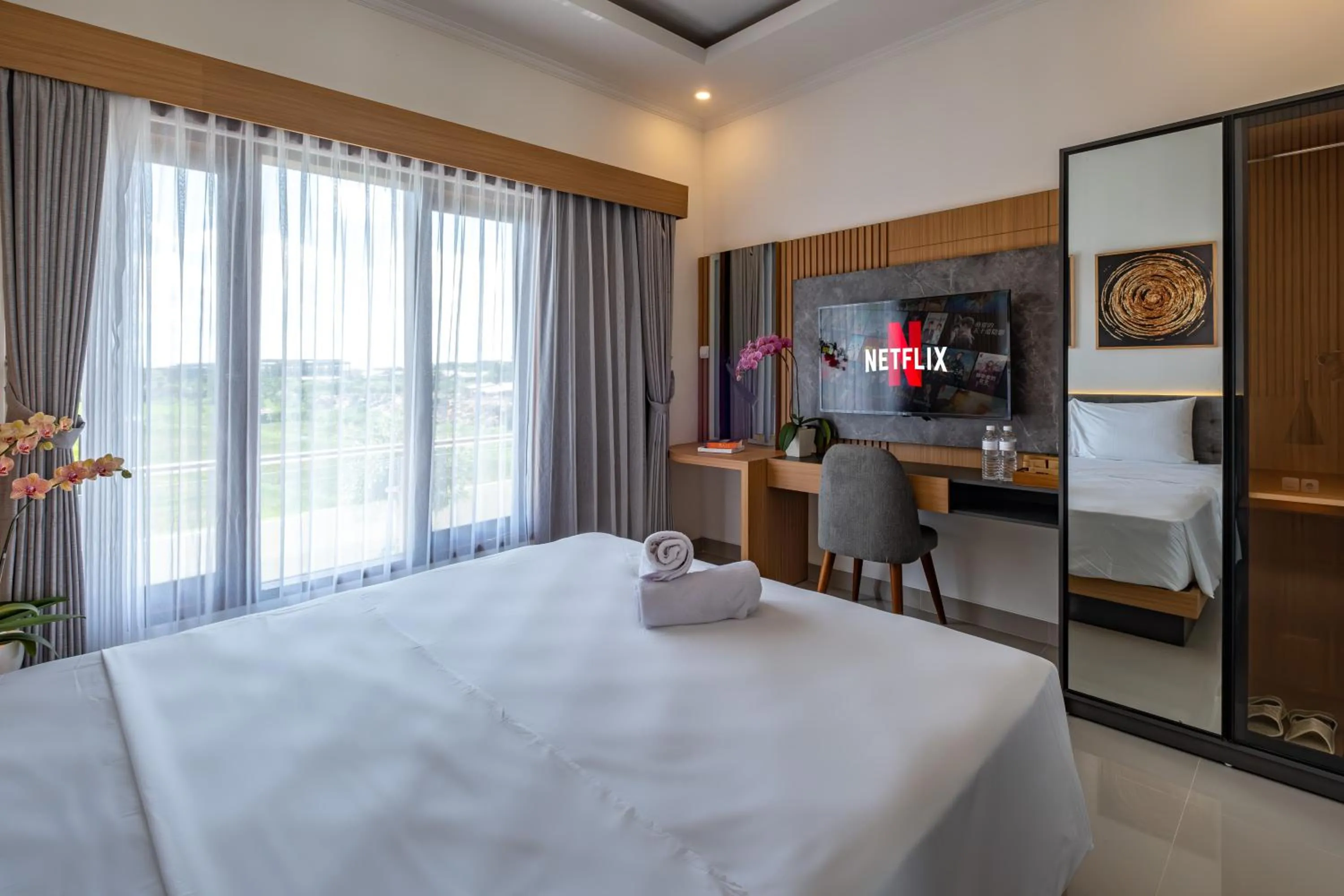 Bed in Taman Seminyak Suites