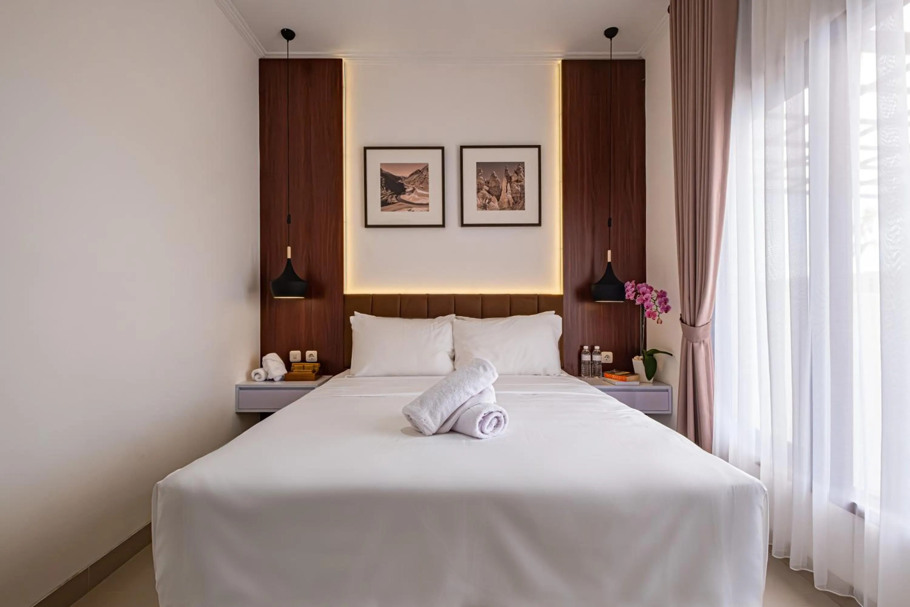 Bed in Taman Seminyak Suites