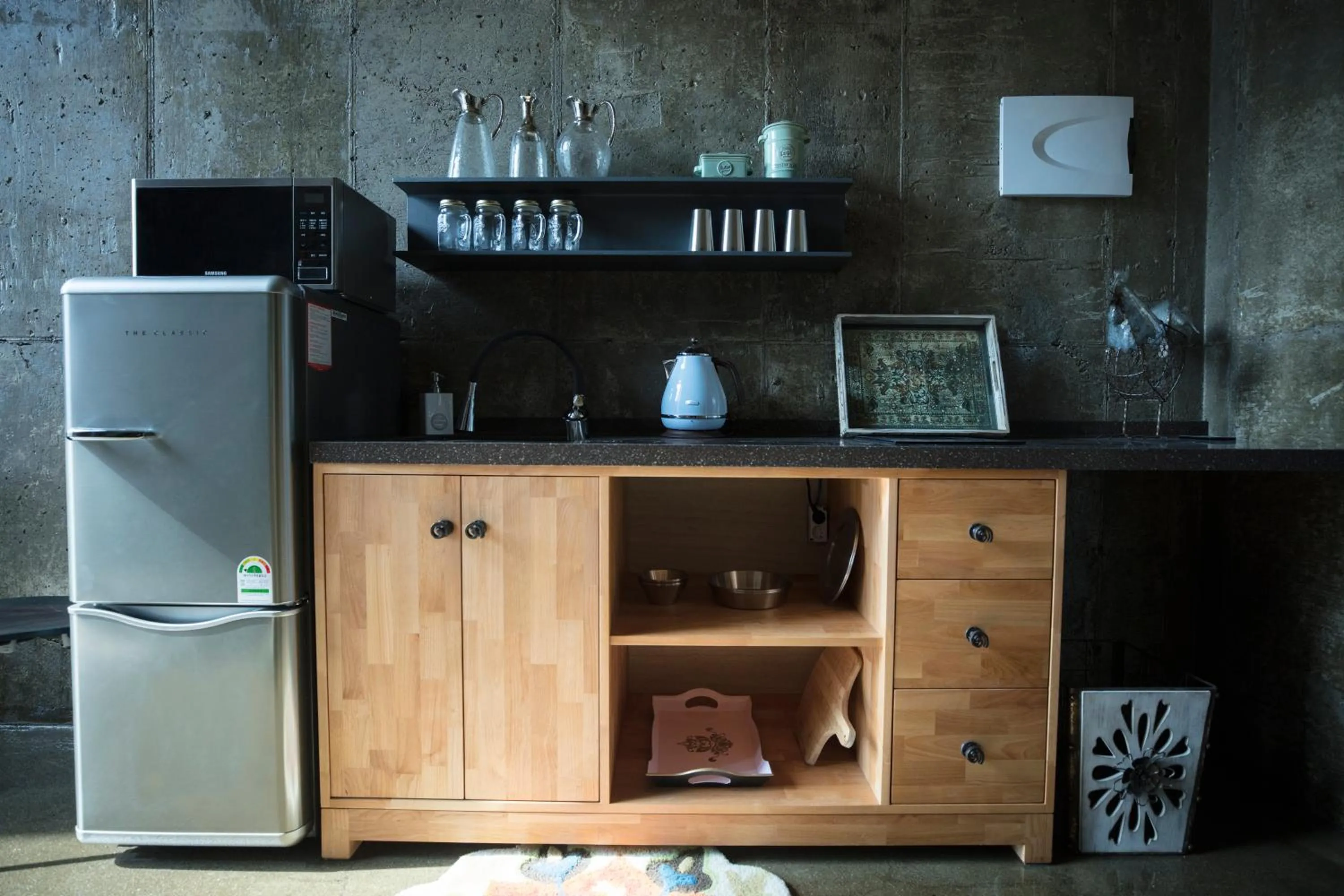 Kitchen or kitchenette in SS Resort