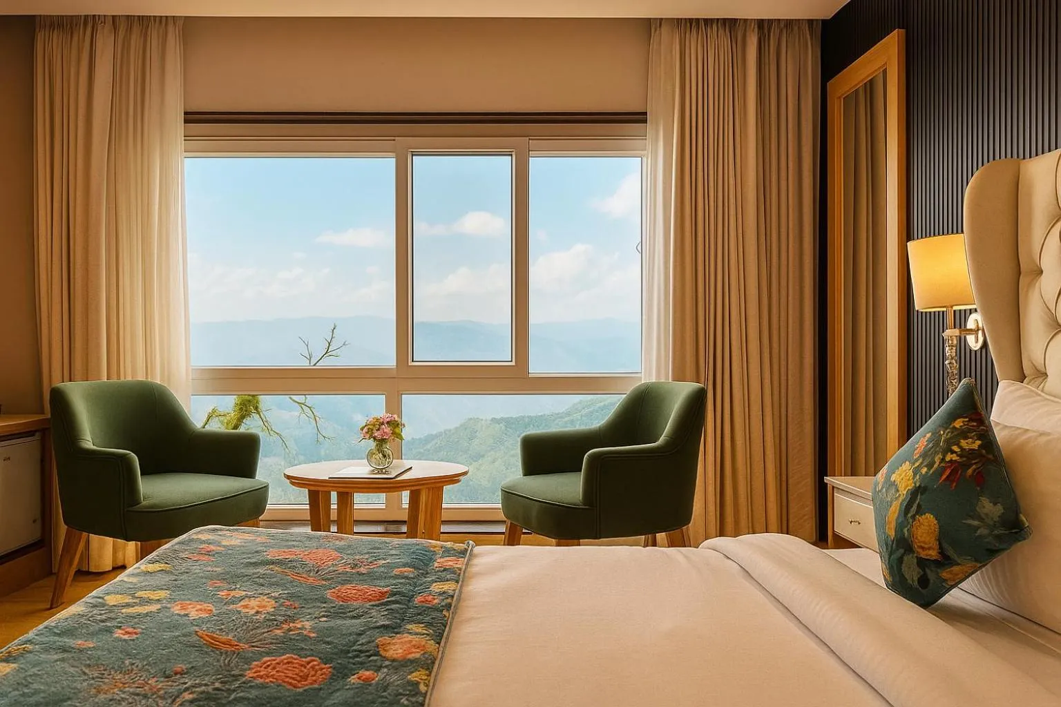 Bed in Hotel Rockland Residency