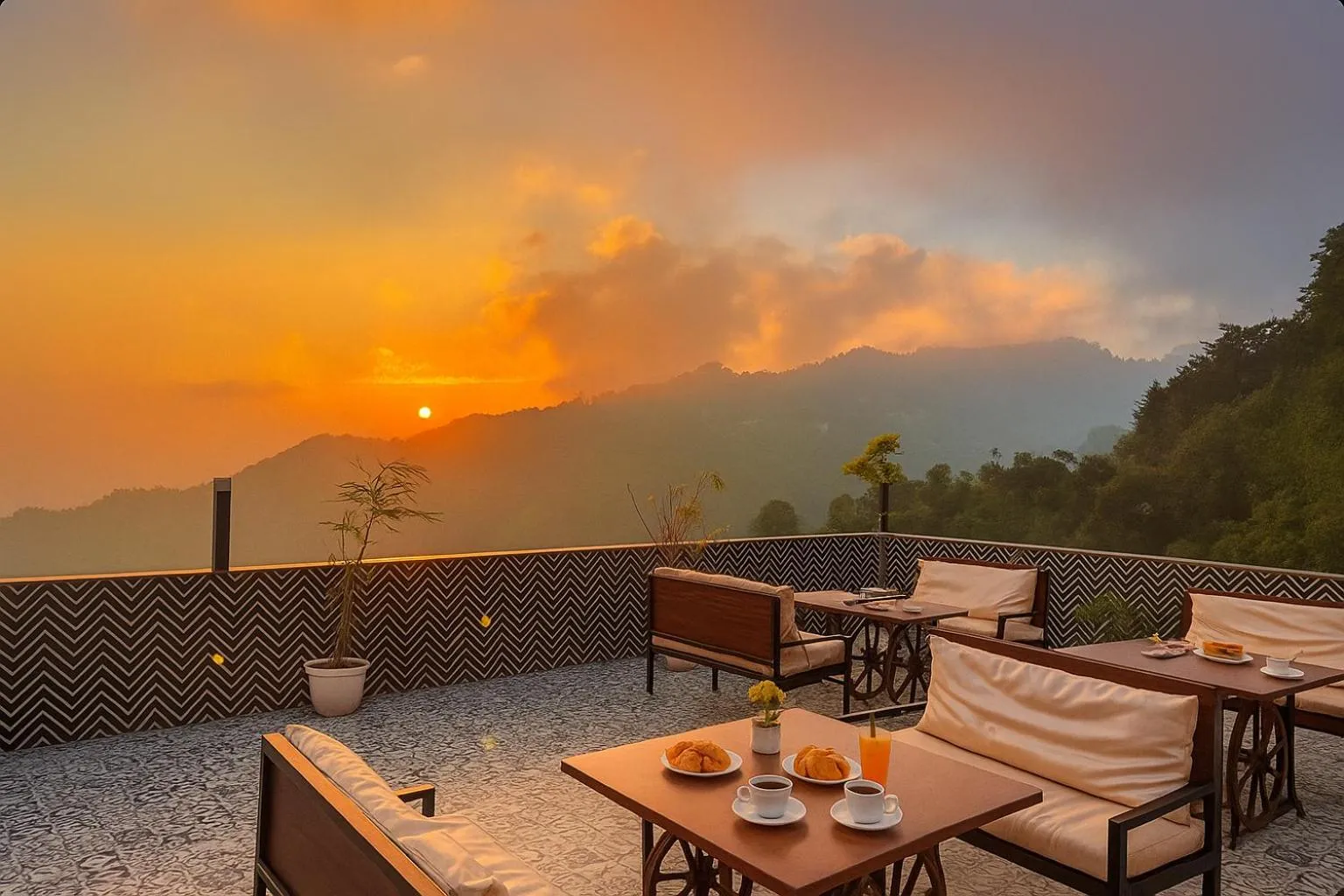 Restaurant/places to eat in Hotel Rockland Residency