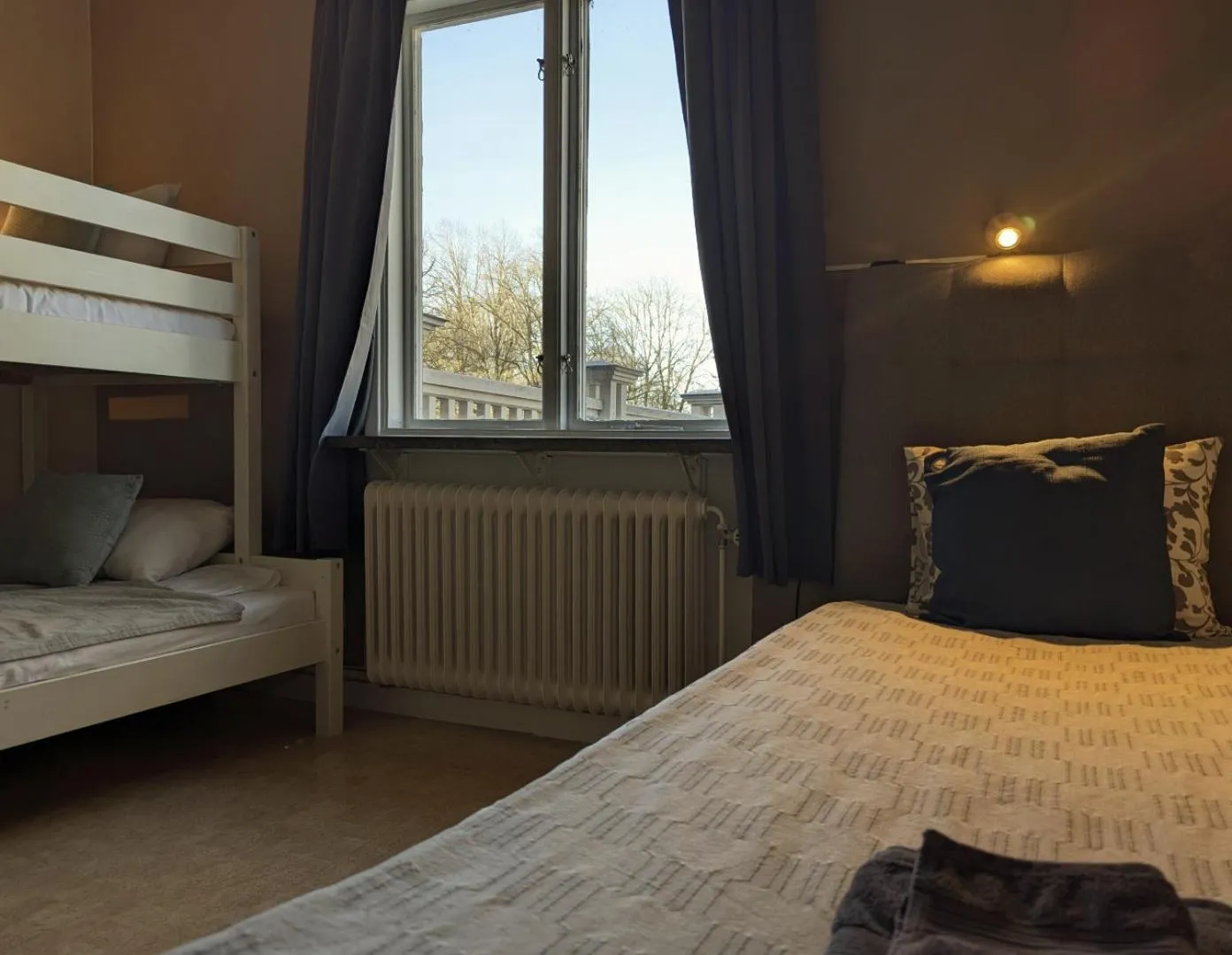 Bed in Brunsbo G:a Biskopsgård Hotell & Konferens