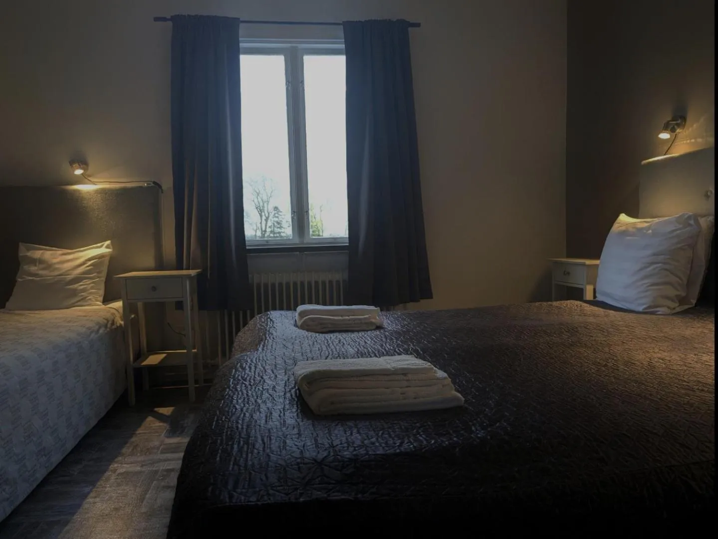 Bed in Brunsbo G:a Biskopsgård Hotell & Konferens