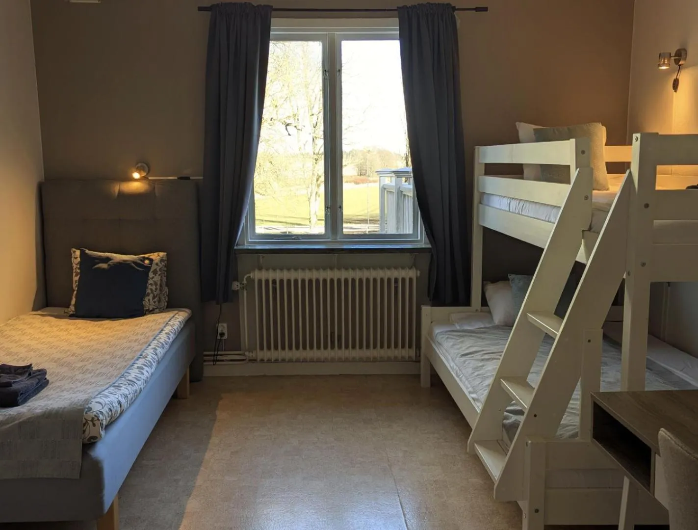 Bed in Brunsbo G:a Biskopsgård Hotell & Konferens