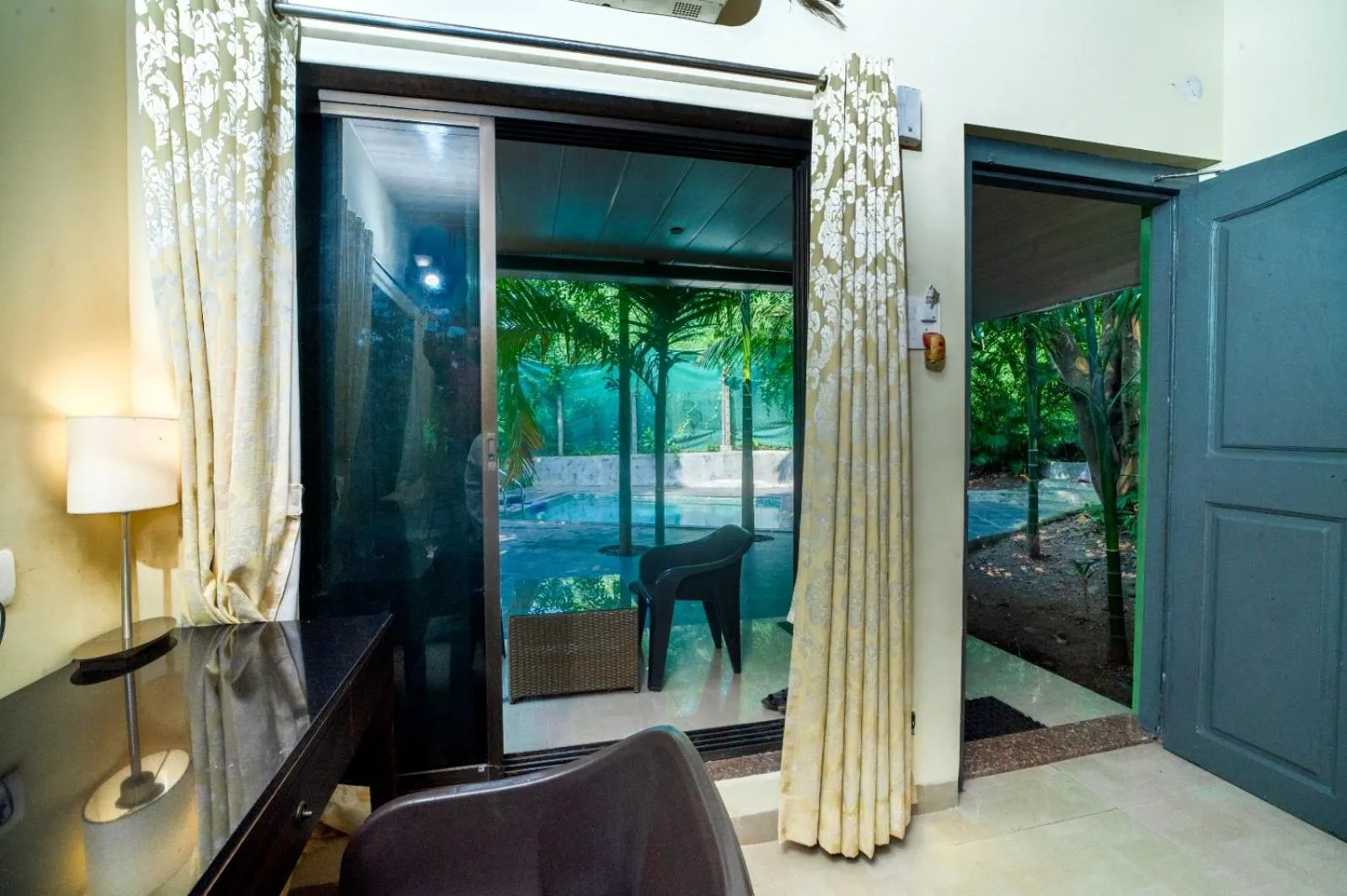 Pool view in Silvanus Forest Retreat, Alibaug