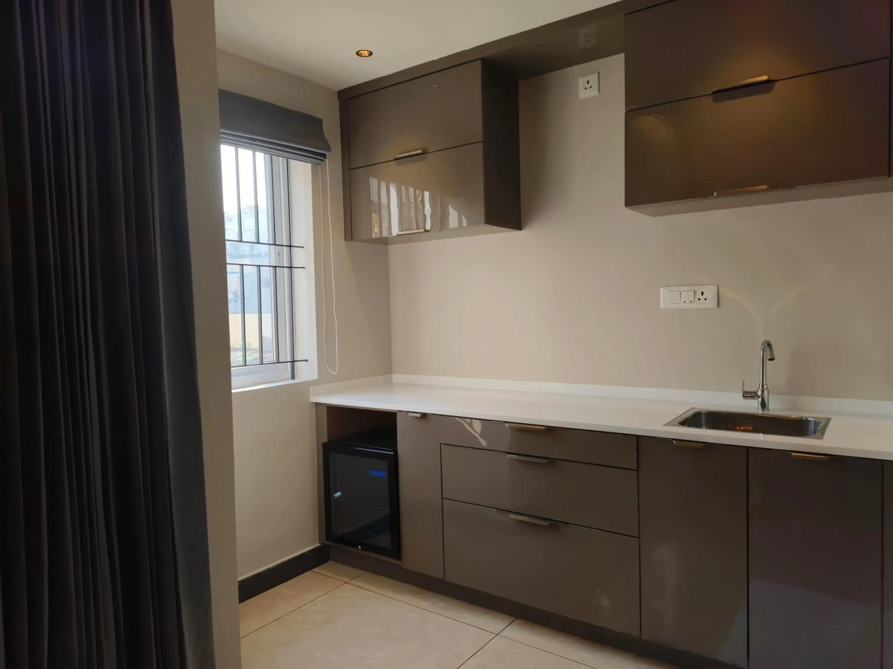 Kitchen or kitchenette in Zipp Hotel Le Opera