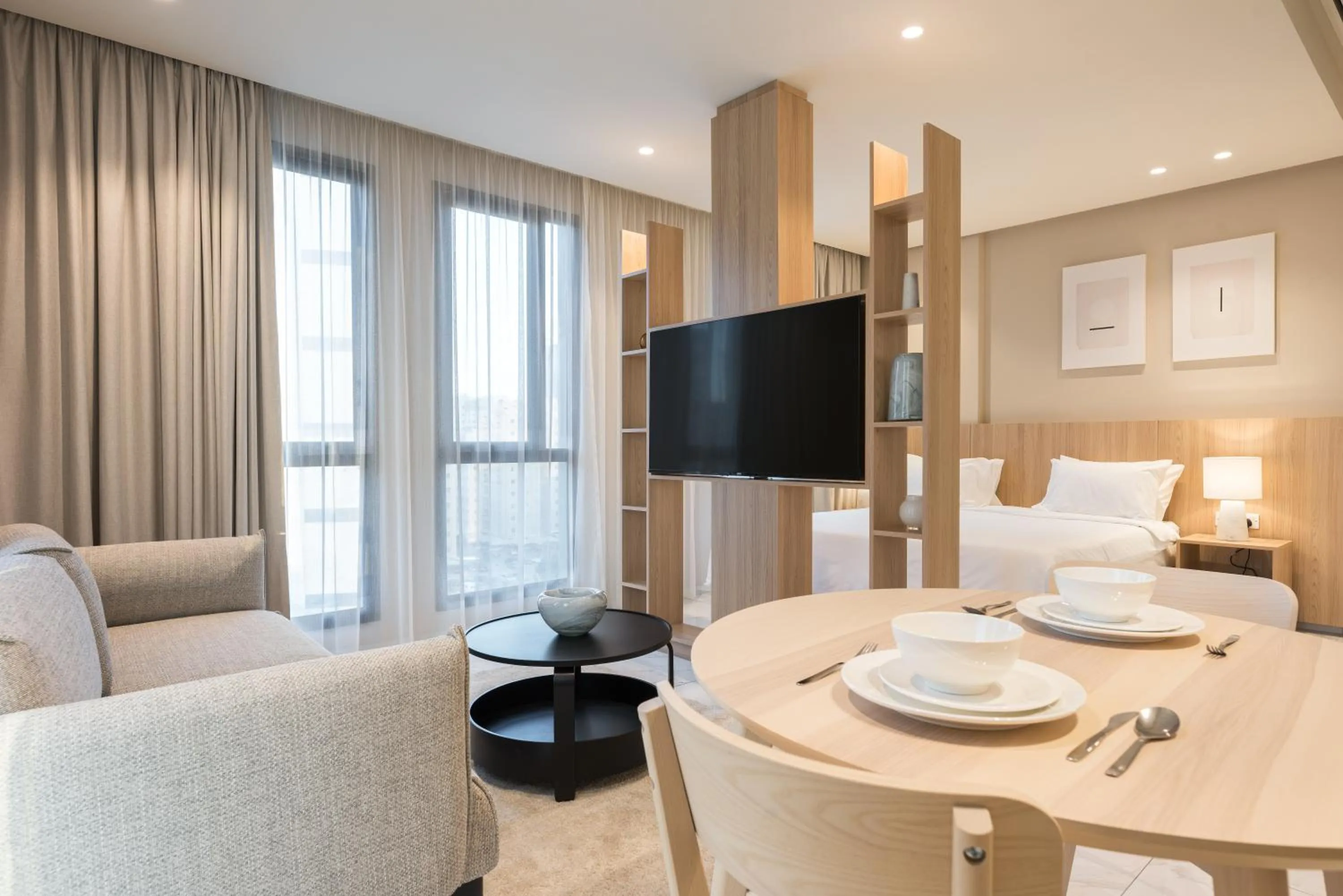 Bed in The Code Residence - ذا كود ريزيدنس