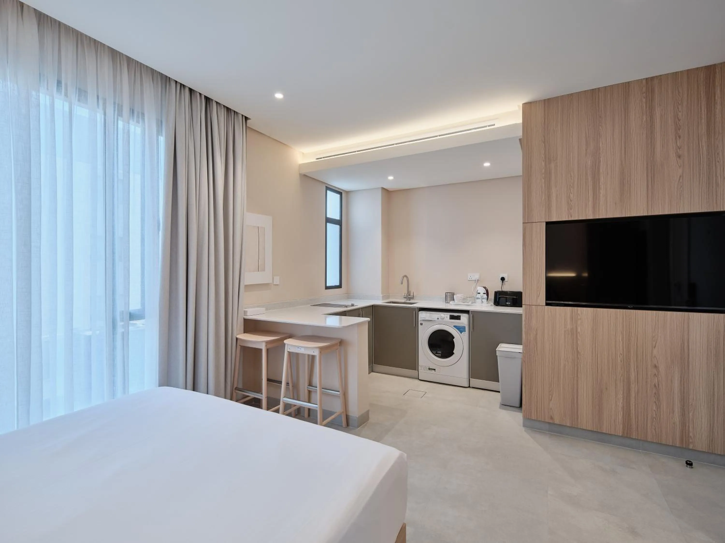 Bed in The Code Residence - ذا كود ريزيدنس