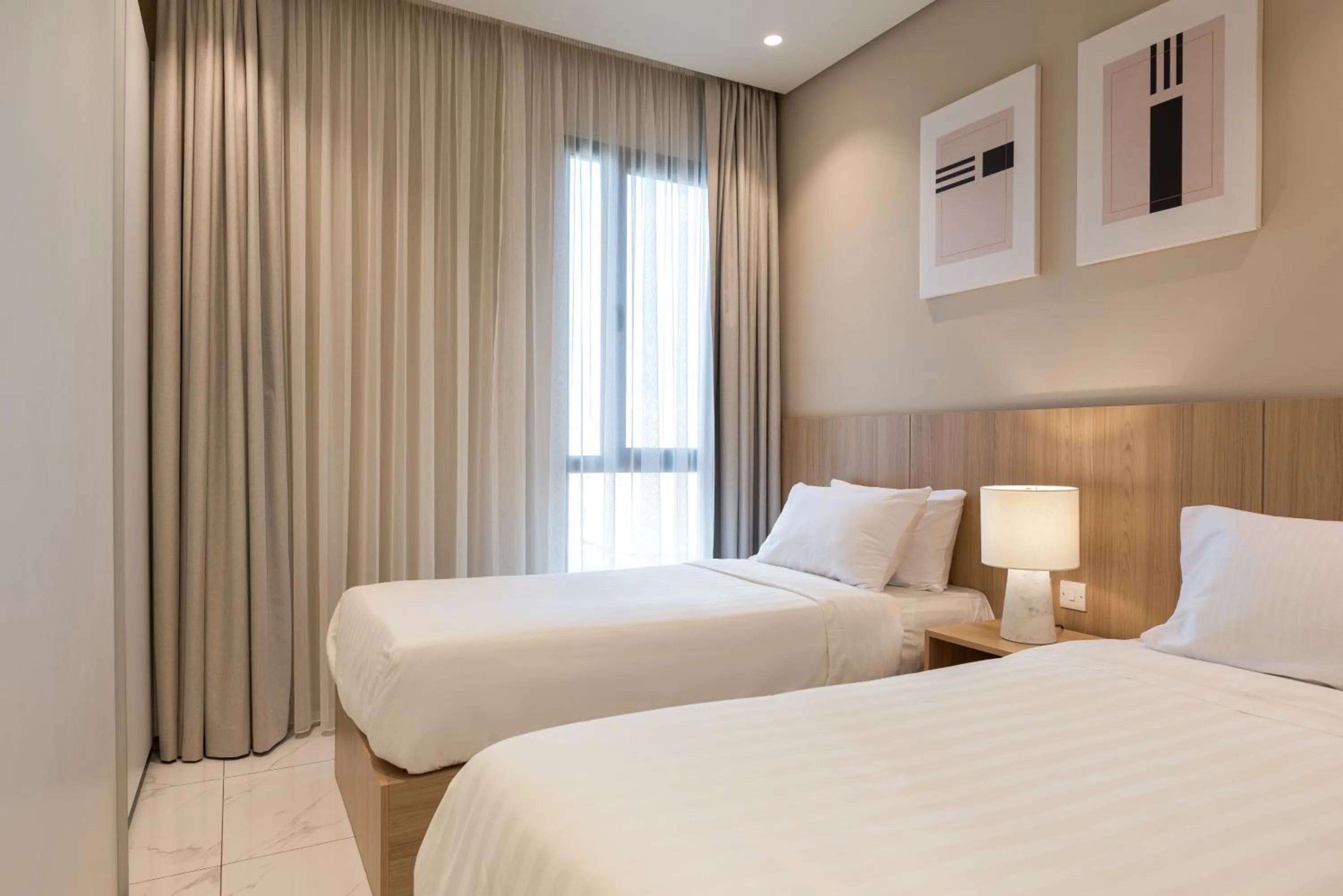 Bed in The Code Residence - ذا كود ريزيدنس