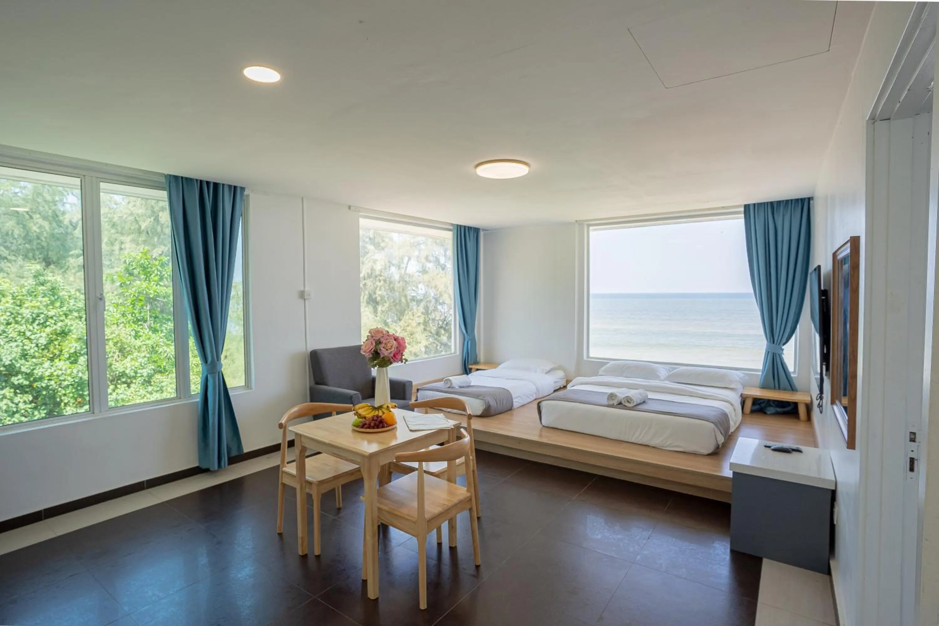 Bed in BIDONG VIEW RESORT