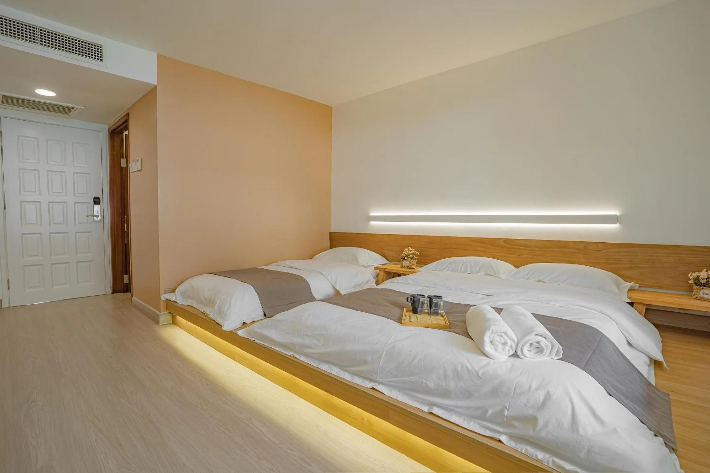 Bed in BIDONG VIEW RESORT