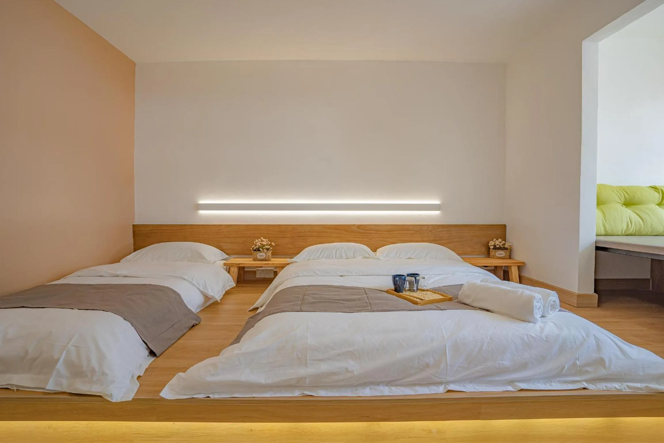 Bed in BIDONG VIEW RESORT