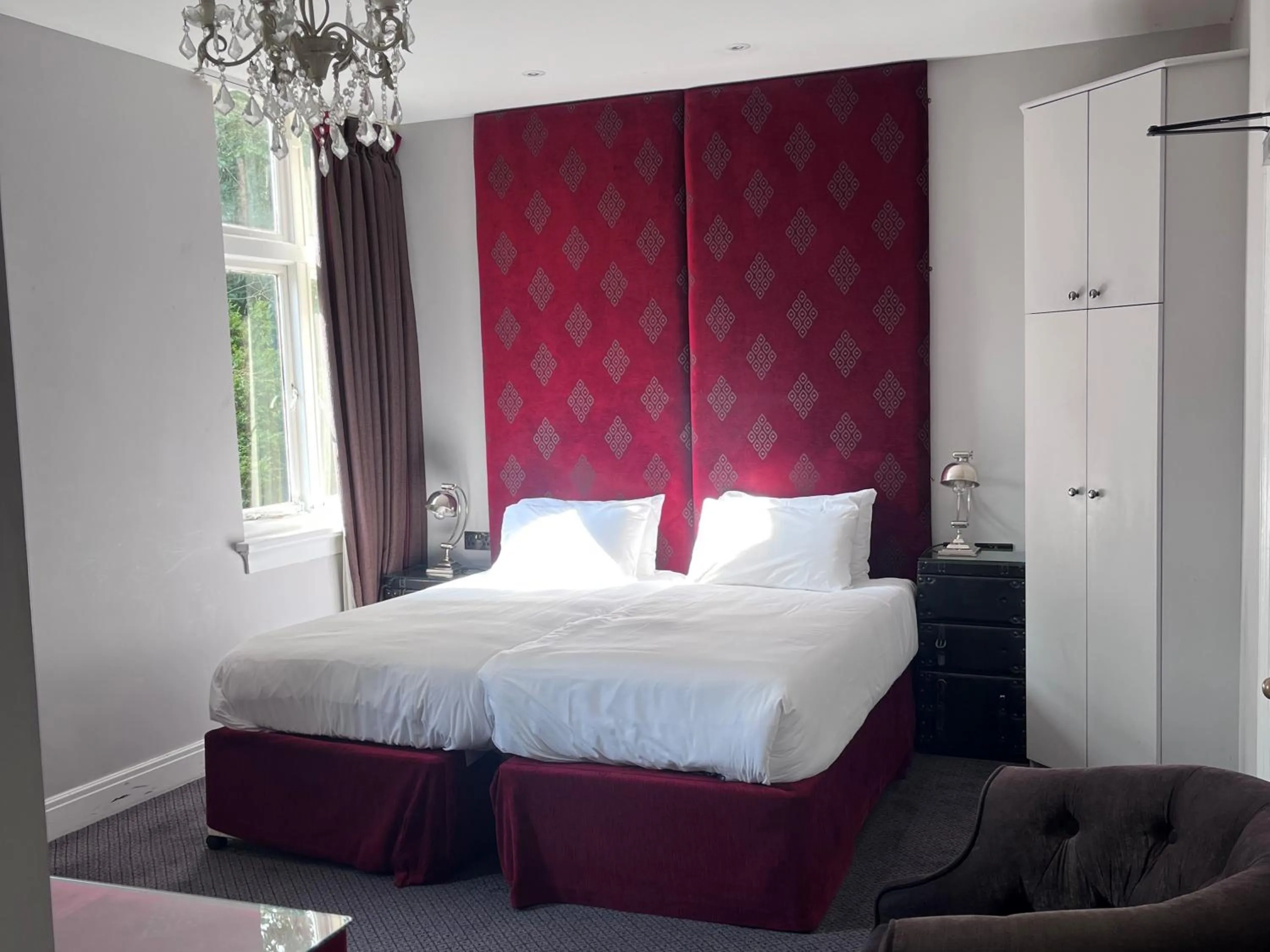 Bed in Ruthin Castle Hotel and Spa