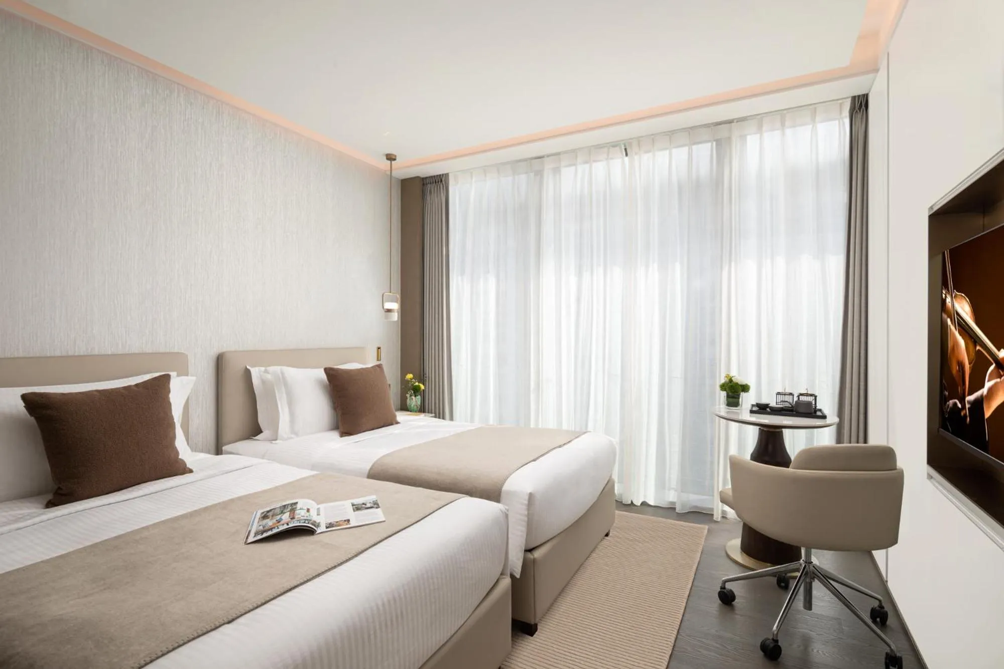 Bedroom, Bed in Ascott Pazhou Guangzhou